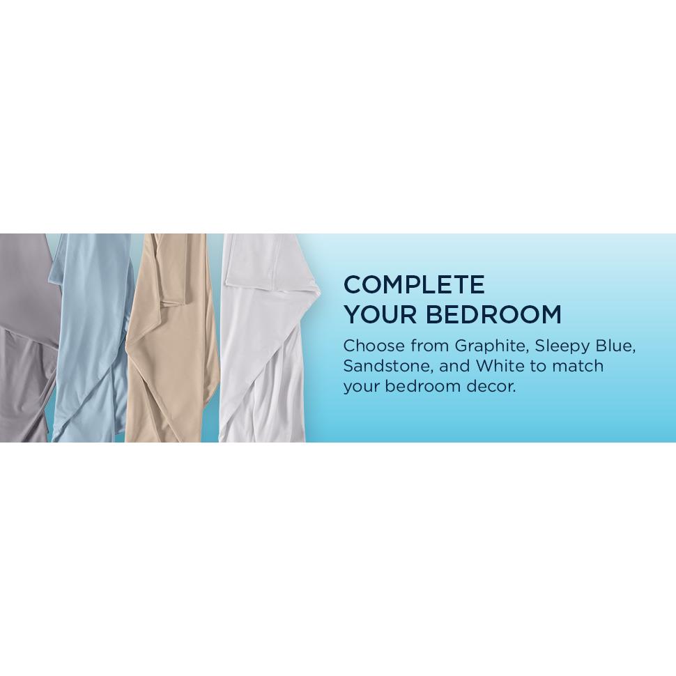  Tempur-Pedic Tempur-Pedic Breeze Pillowcase Set - Sleepy Blue (Queen) IMAGE 17