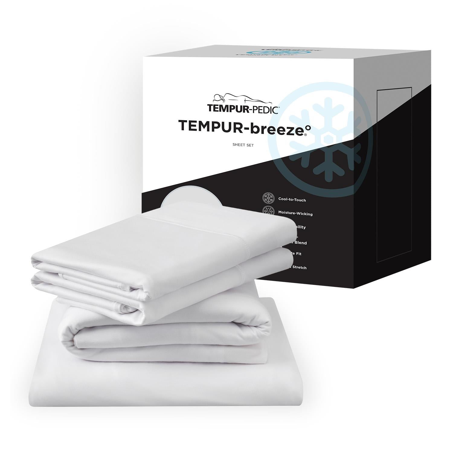  Tempur-Pedic Tempur-Pedic Breeze Pillowcase Set - White (King) IMAGE 9