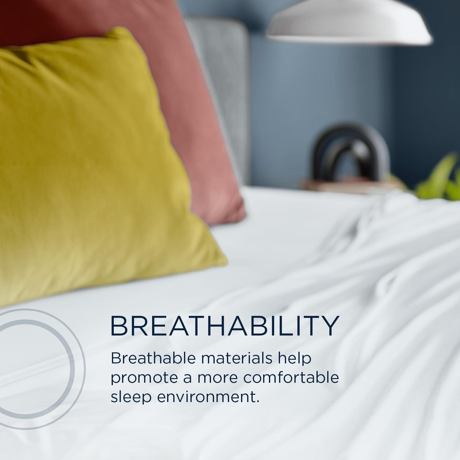  Tempur-Pedic Tempur-Pedic Breeze Pillowcase Set - White (Queen) IMAGE 6