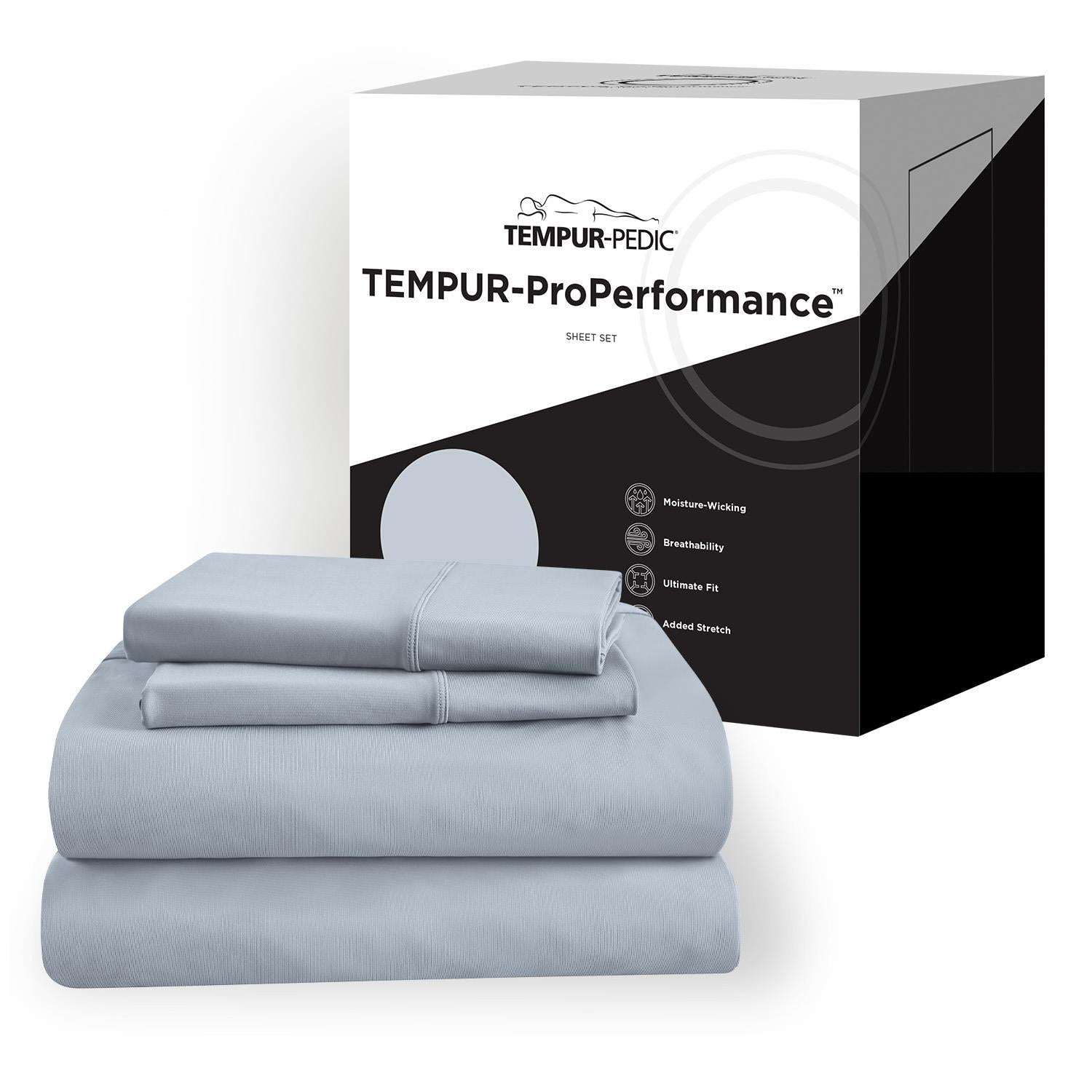  Tempur-Pedic Tempur-Pedic ProPerformance Pillowcase Set - Sleepy Blue (Queen) IMAGE 10