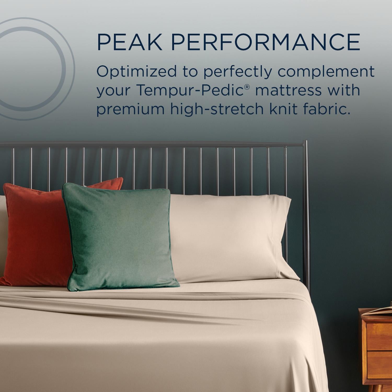  Tempur-Pedic Tempur-Pedic ProPerformance Sheet Set- Sandstone (Split King) IMAGE 7