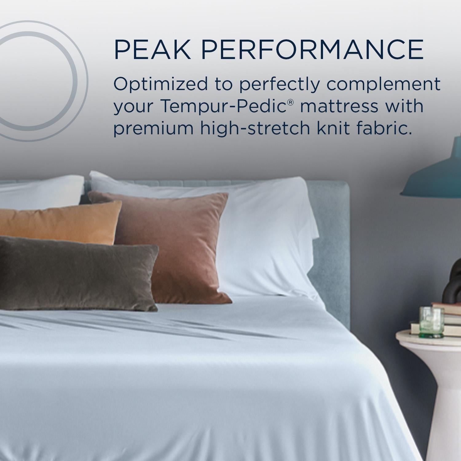  Tempur-Pedic Tempur-Pedic ProPerformance Sheet Set- Sleepy Blue (Split California King) IMAGE 7