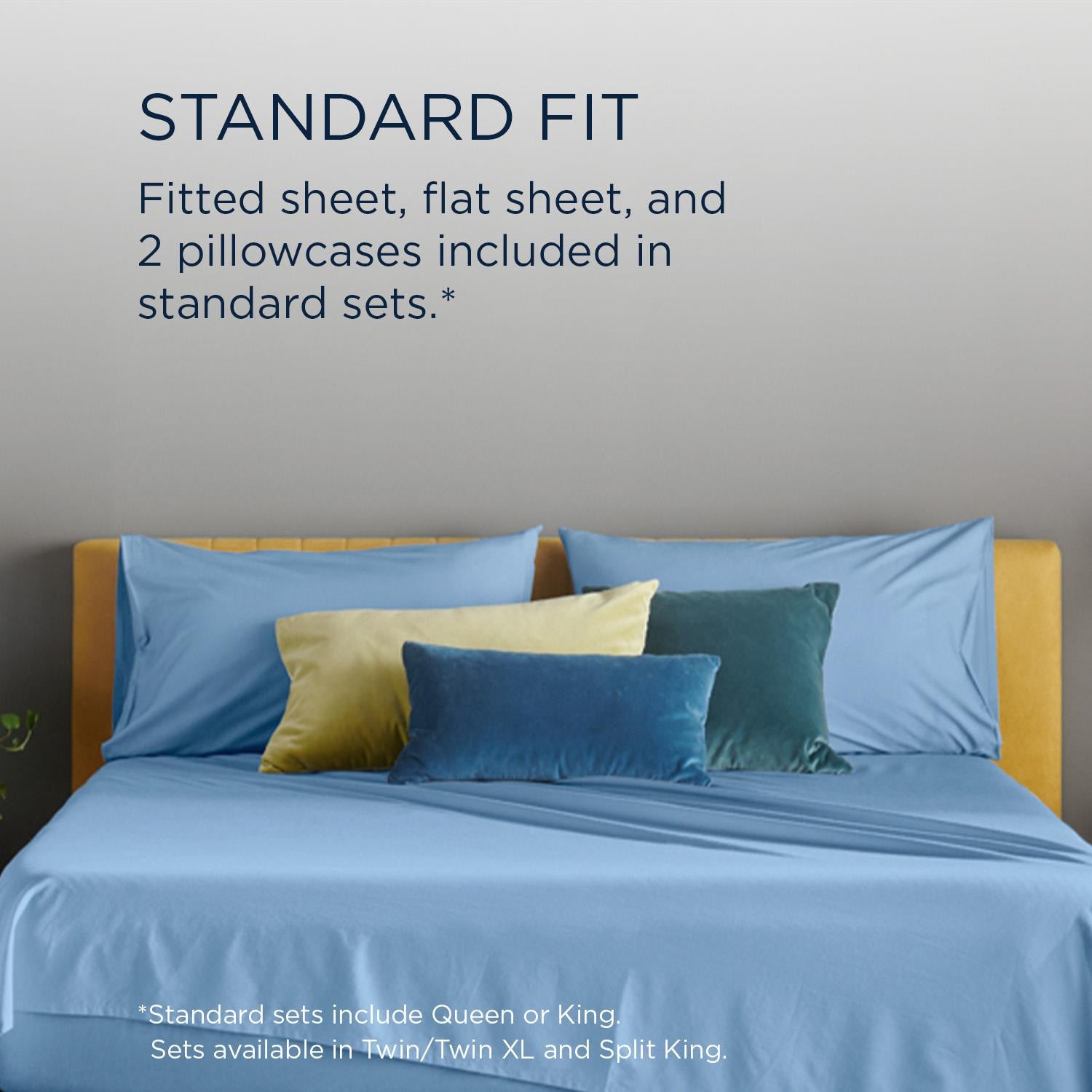  Tempur-Pedic TEMPUR ProAir Sheet Set Blue Azure (Twin XL) IMAGE 11