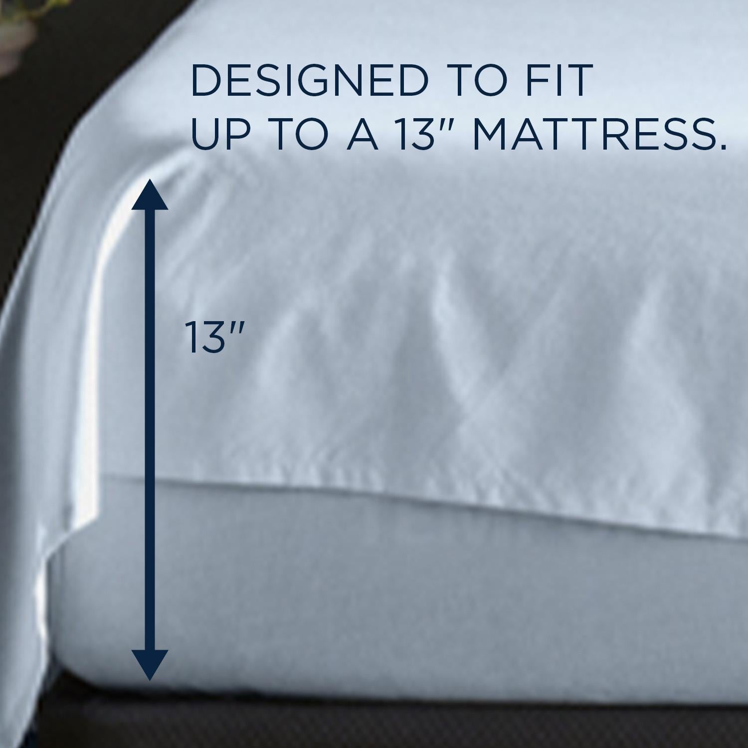  Tempur-Pedic TEMPUR ProAir Sheet Set Sleepy Blue (Full) IMAGE 3