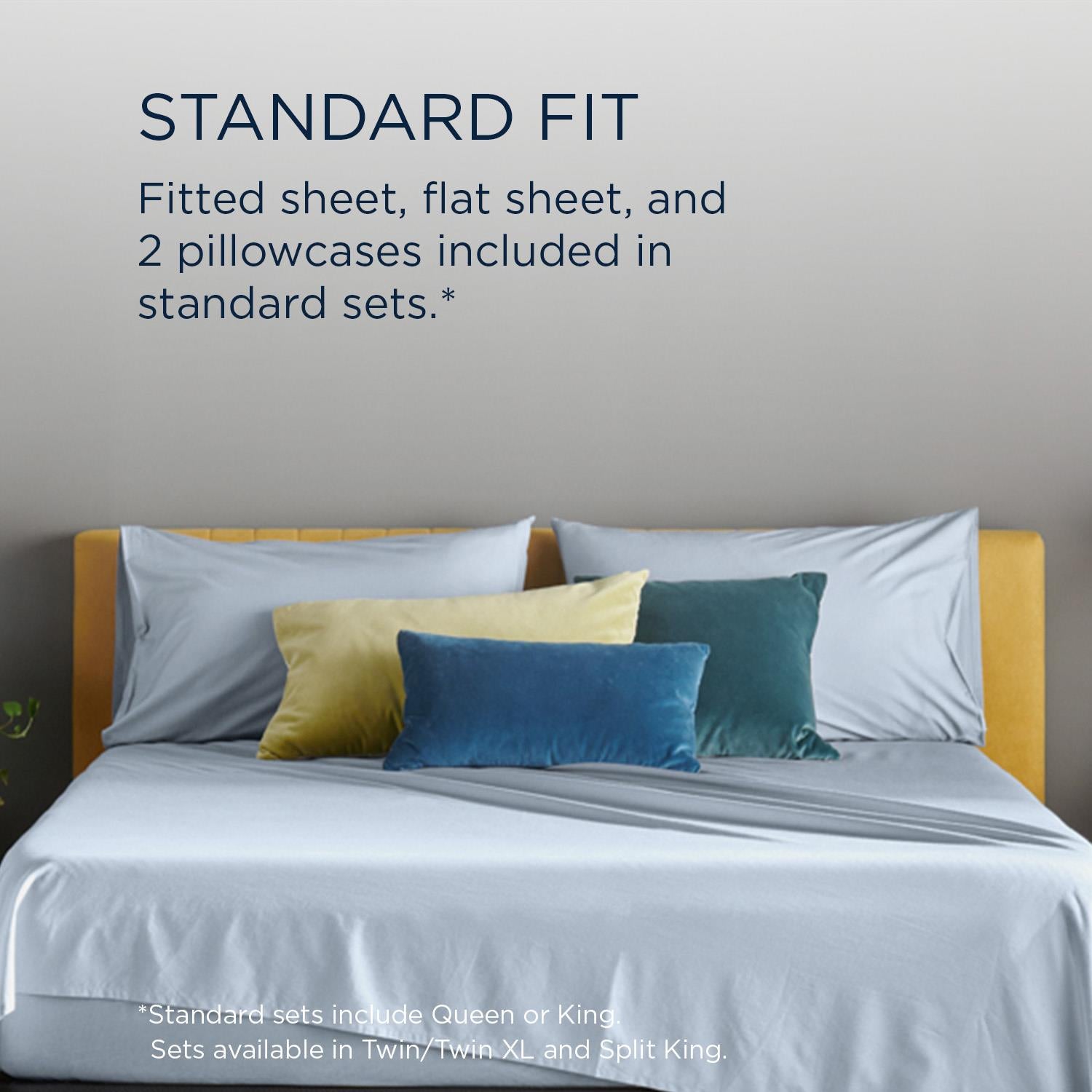 Tempur-Pedic TEMPUR ProAir Sheet Set Sleepy Blue (California King ) IMAGE 11