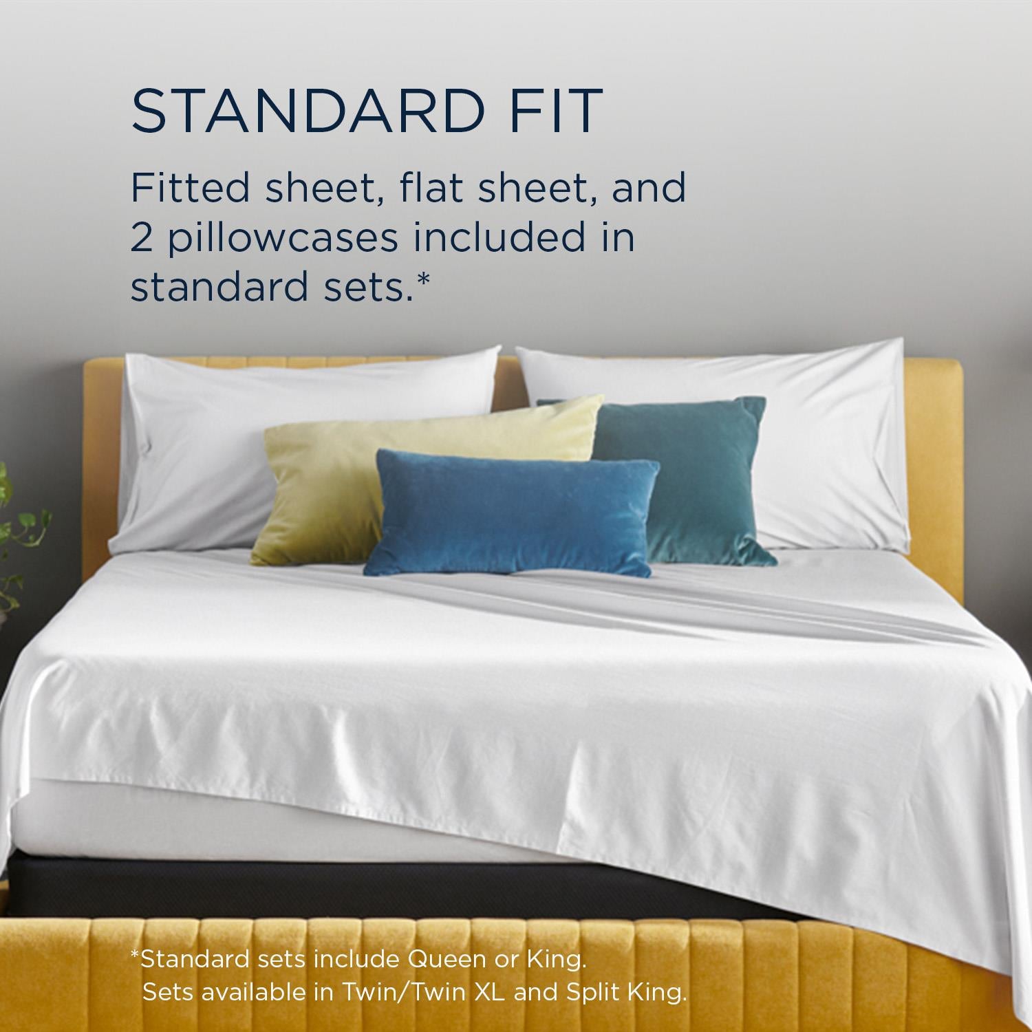  Tempur-Pedic TEMPUR ProAir Sheet Set White (Split King) IMAGE 11