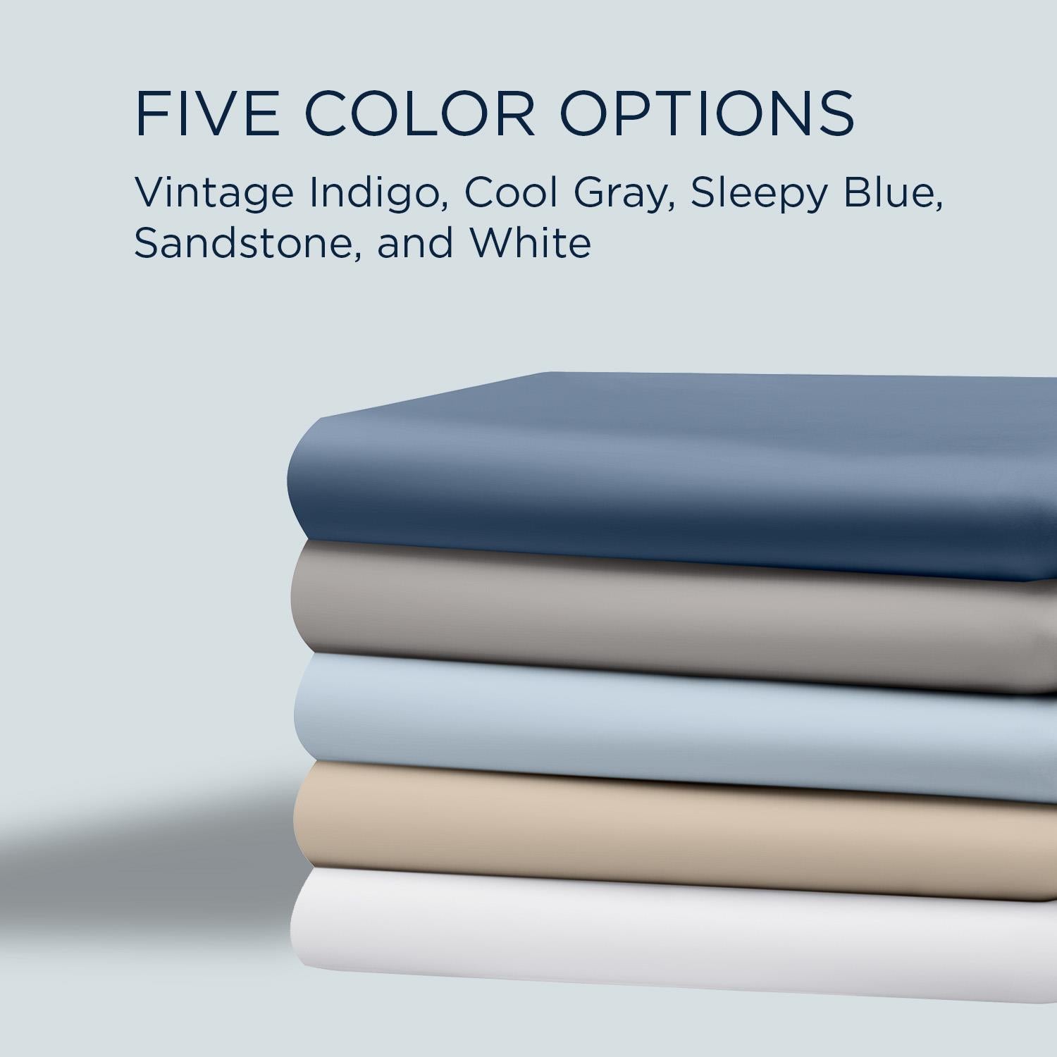  Tempur-Pedic TEMPUR Rayon from Bamboo Sheet Set Cool Gray (Split King) IMAGE 6