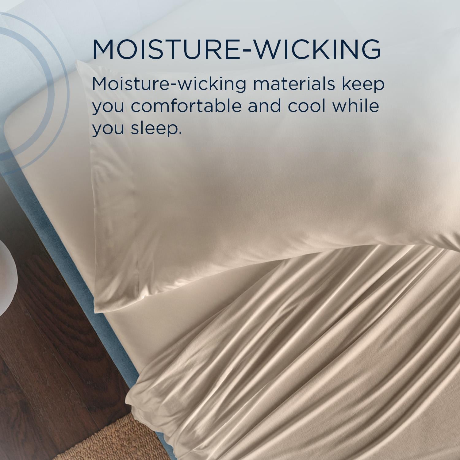  Tempur-Pedic TEMPUR Rayon from Bamboo Sheet Set Sandstone (Queen) IMAGE 7