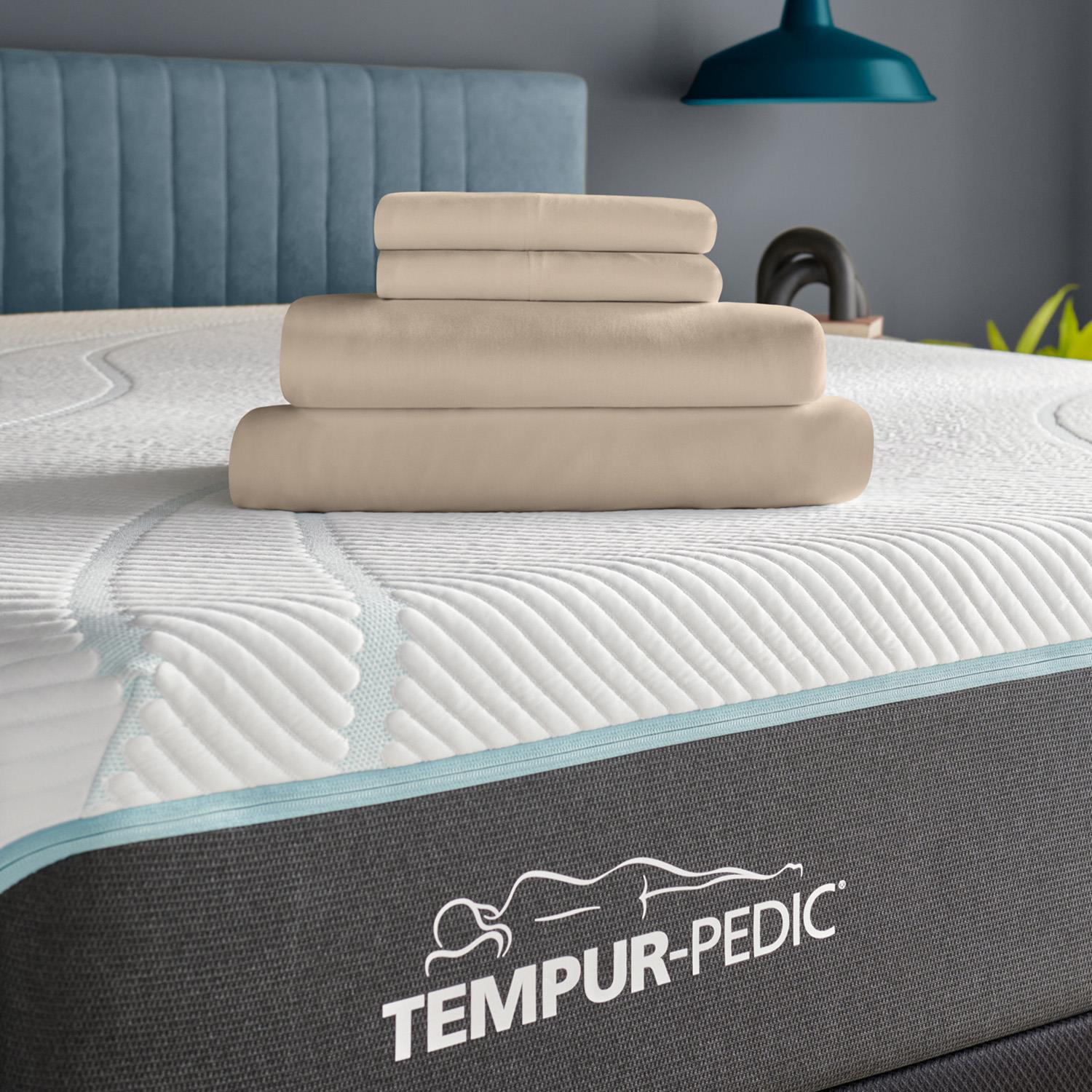  Tempur-Pedic TEMPUR Rayon from Bamboo Sheet Set Sandstone (Split California King) IMAGE 1
