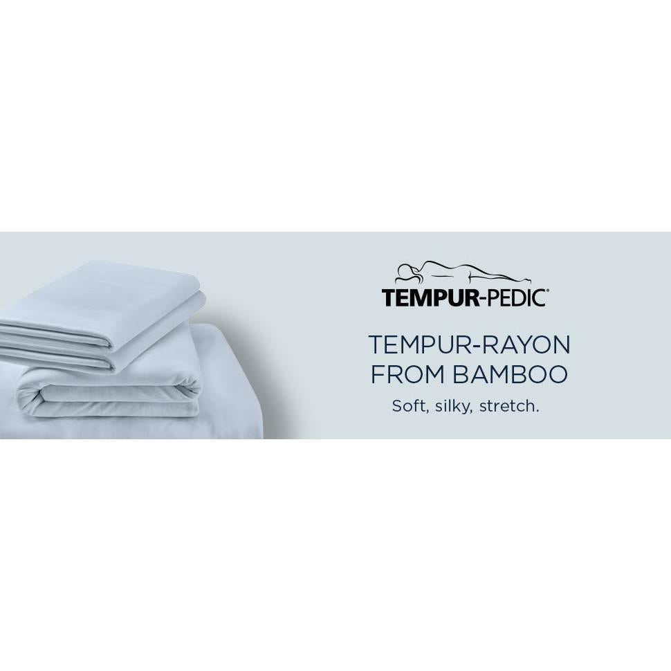  Tempur-Pedic TEMPUR Rayon from Bamboo Sheet Set Sleepy Blue (Queen) IMAGE 13