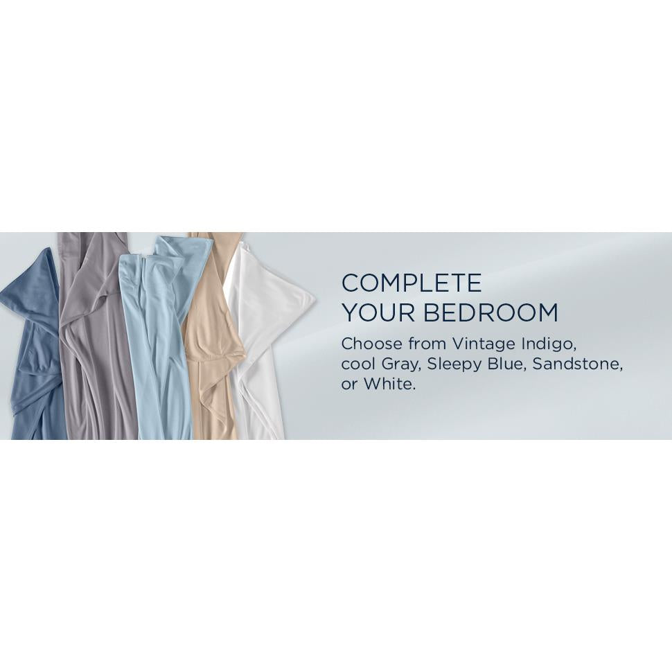  Tempur-Pedic TEMPUR Rayon from Bamboo Sheet Set Sleepy Blue (Queen) IMAGE 15