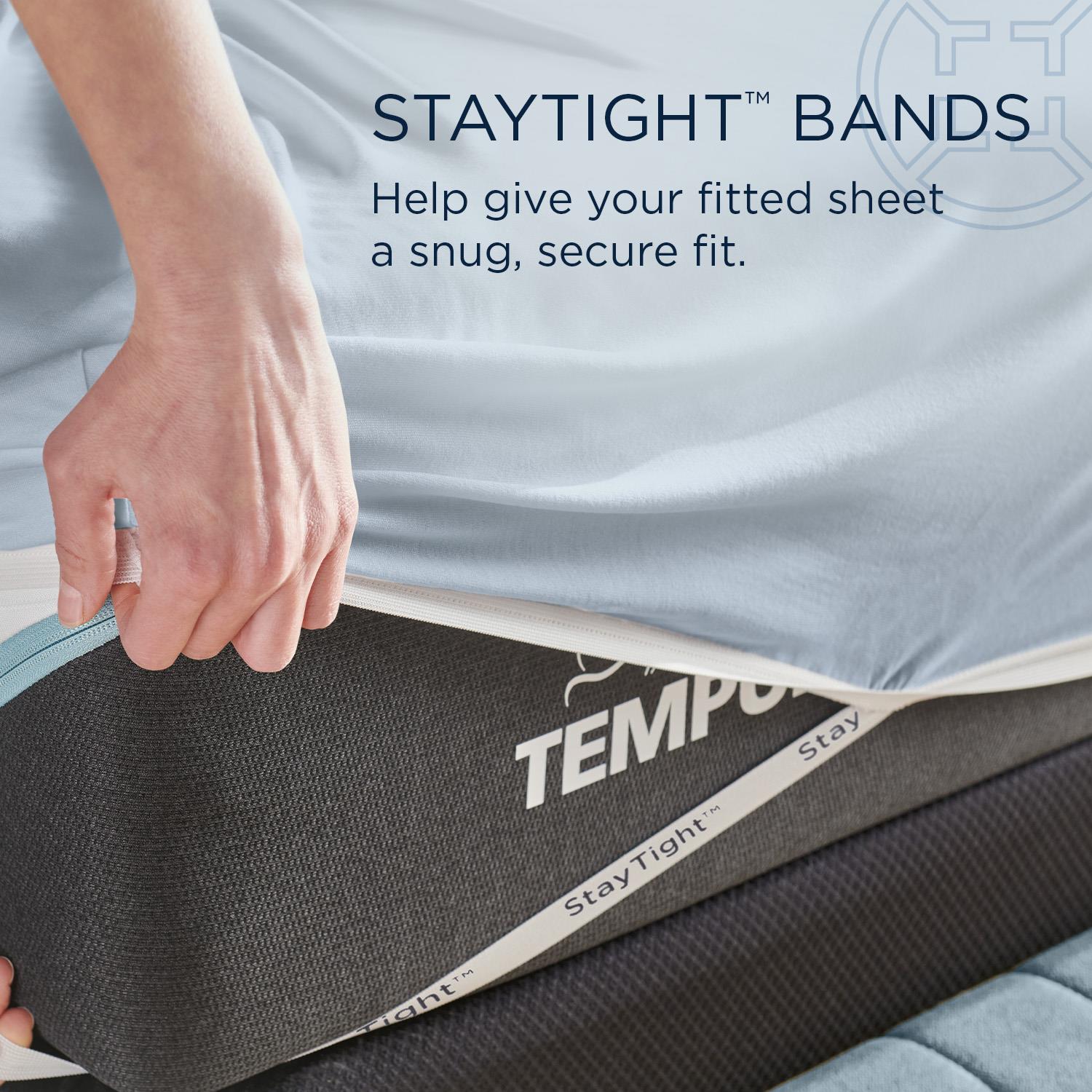  Tempur-Pedic TEMPUR Rayon from Bamboo Sheet Set Sleepy Blue (Queen) IMAGE 9
