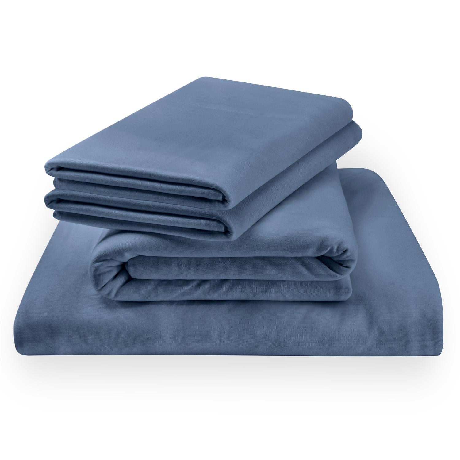  Tempur-Pedic TEMPUR Rayon from Bamboo Sheet Set Vintage Indigo (Twin XL) IMAGE 2