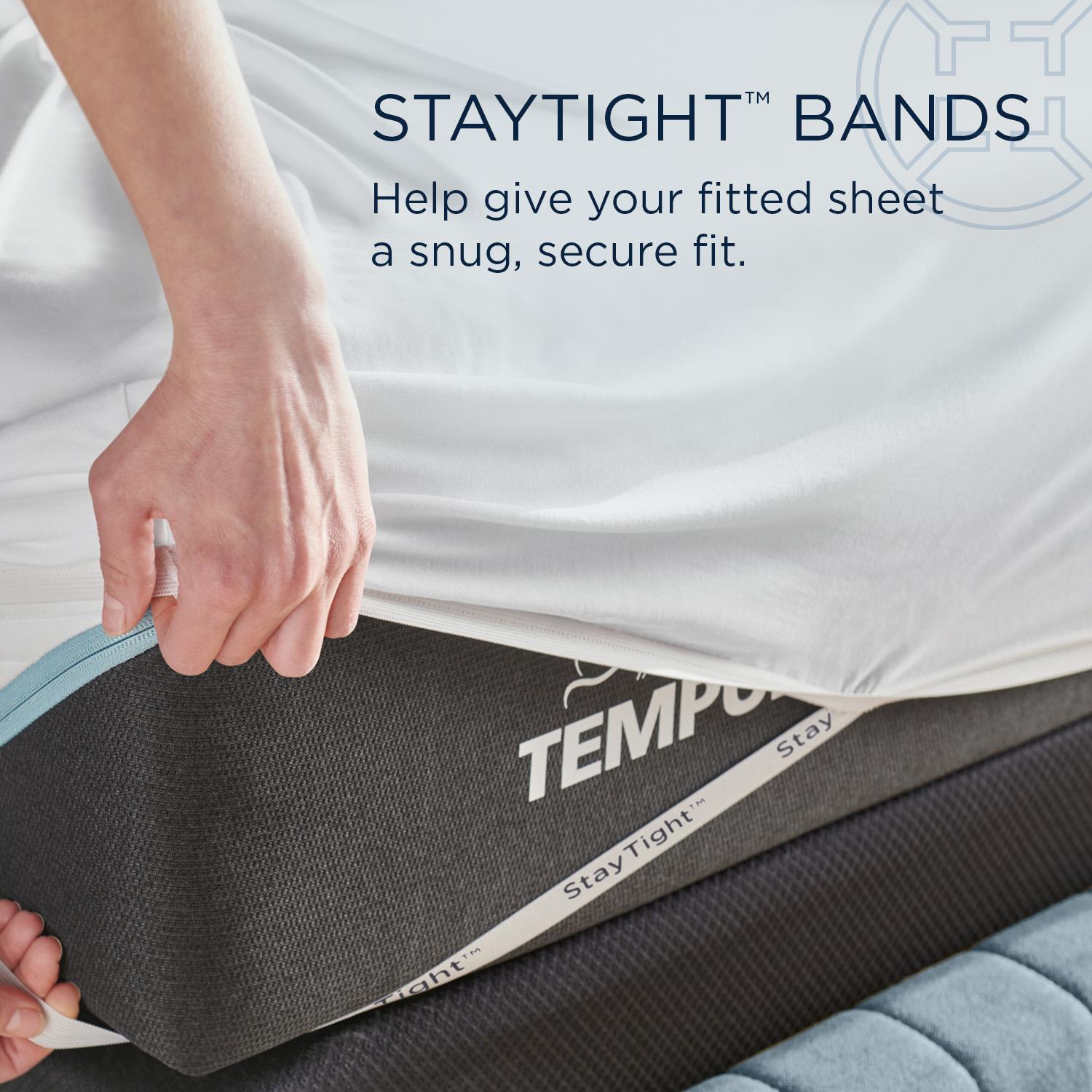  Tempur-Pedic TEMPUR Rayon from Bamboo Sheet Set White (Full) IMAGE 9