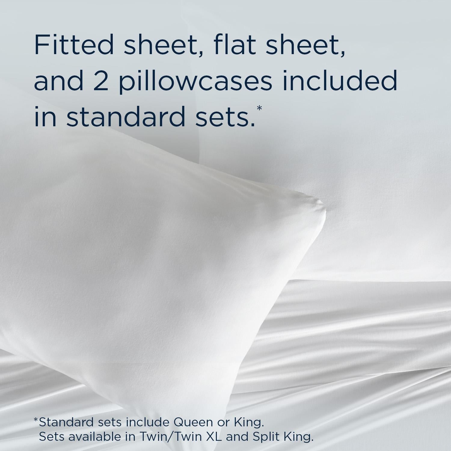  Tempur-Pedic TEMPUR Rayon from Bamboo Sheet Set White (Twin) IMAGE 11