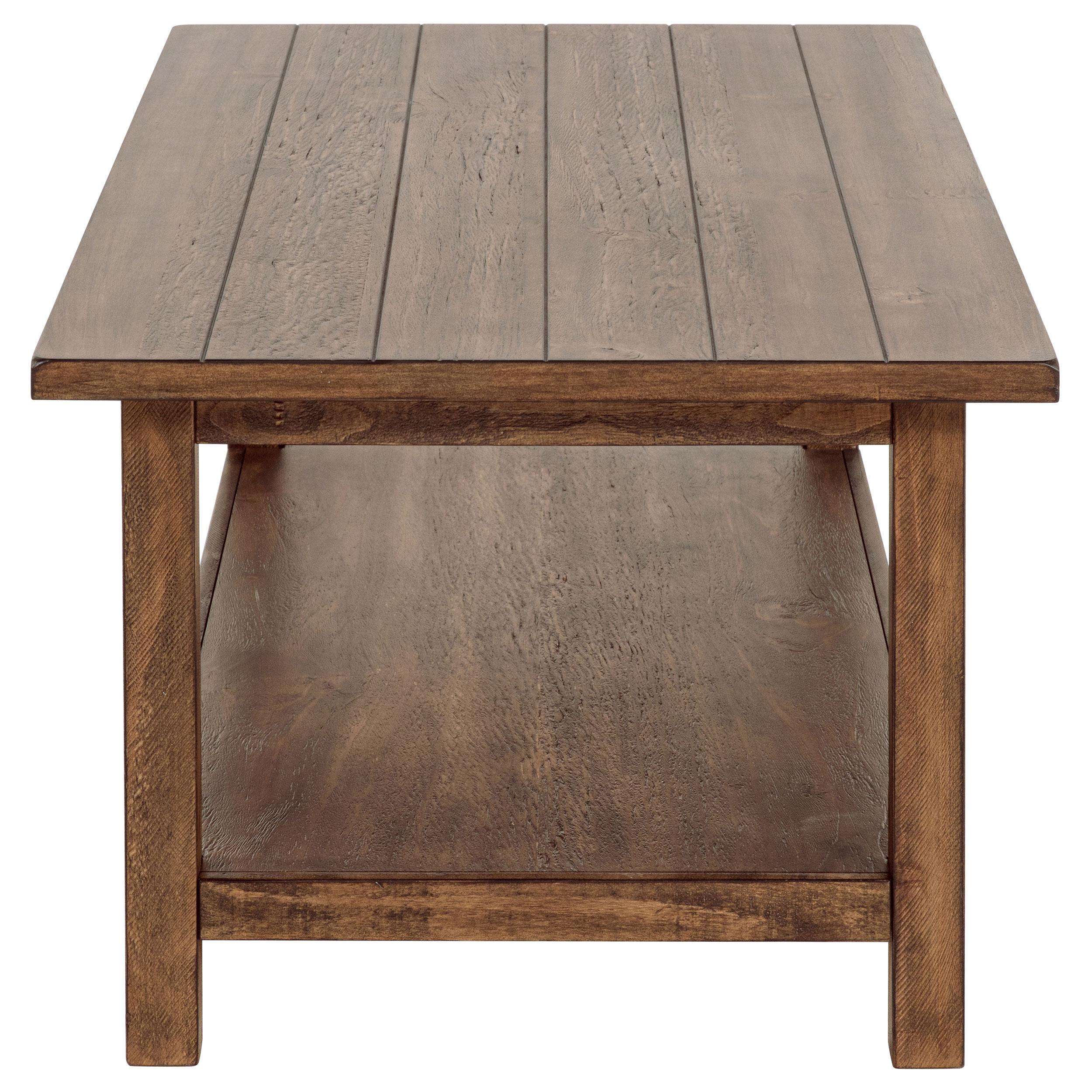  Coaster Furniture Payne 710548-S3 3-piece Coffee and 1-drawer End Table Set - Brown IMAGE 9