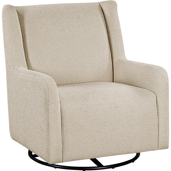 Coaster Furniture Serra 902453 Boucle Upholstered Swivel Glider - Sandy Beige