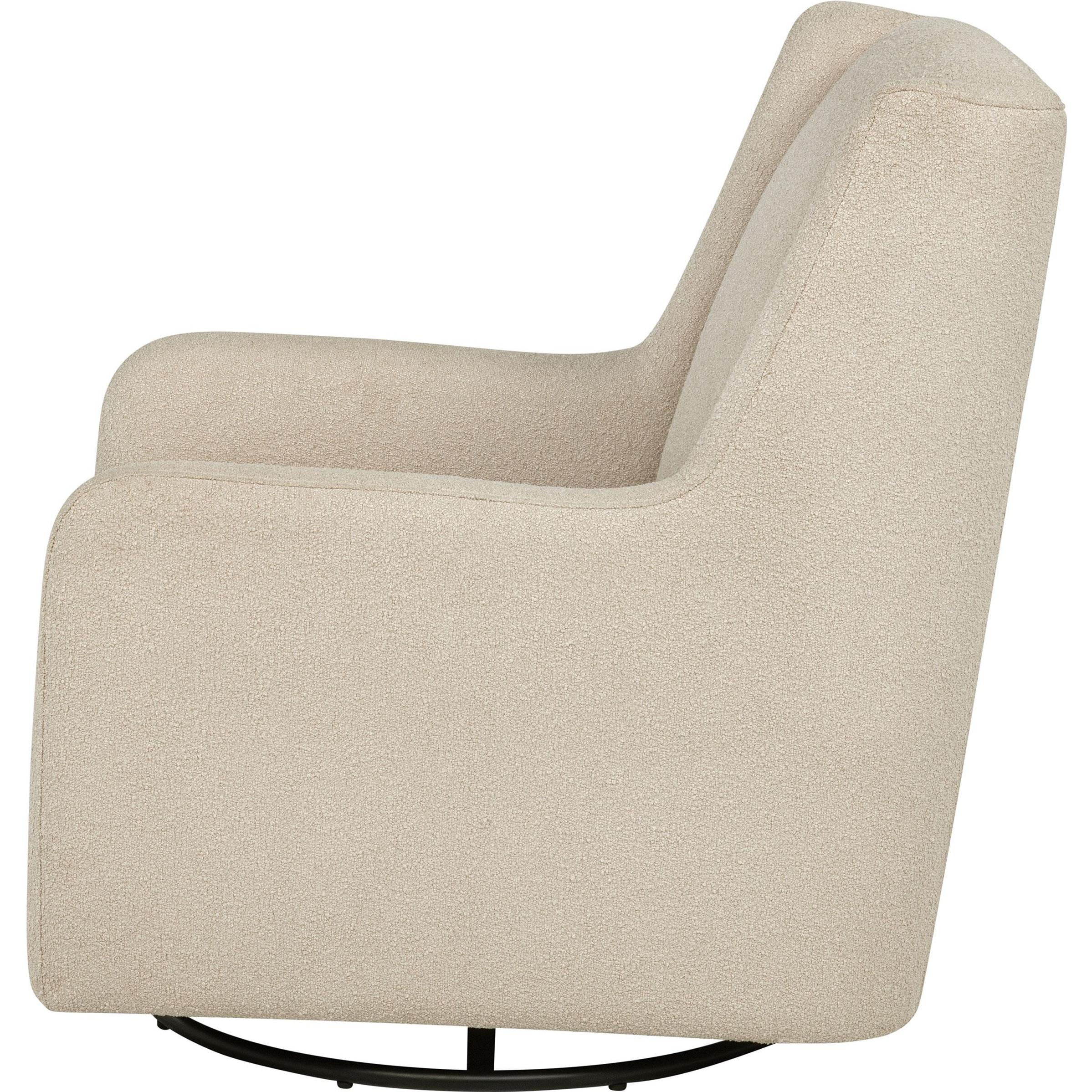  Coaster Furniture Serra 902453 Boucle Upholstered Swivel Glider - Sandy Beige IMAGE 5