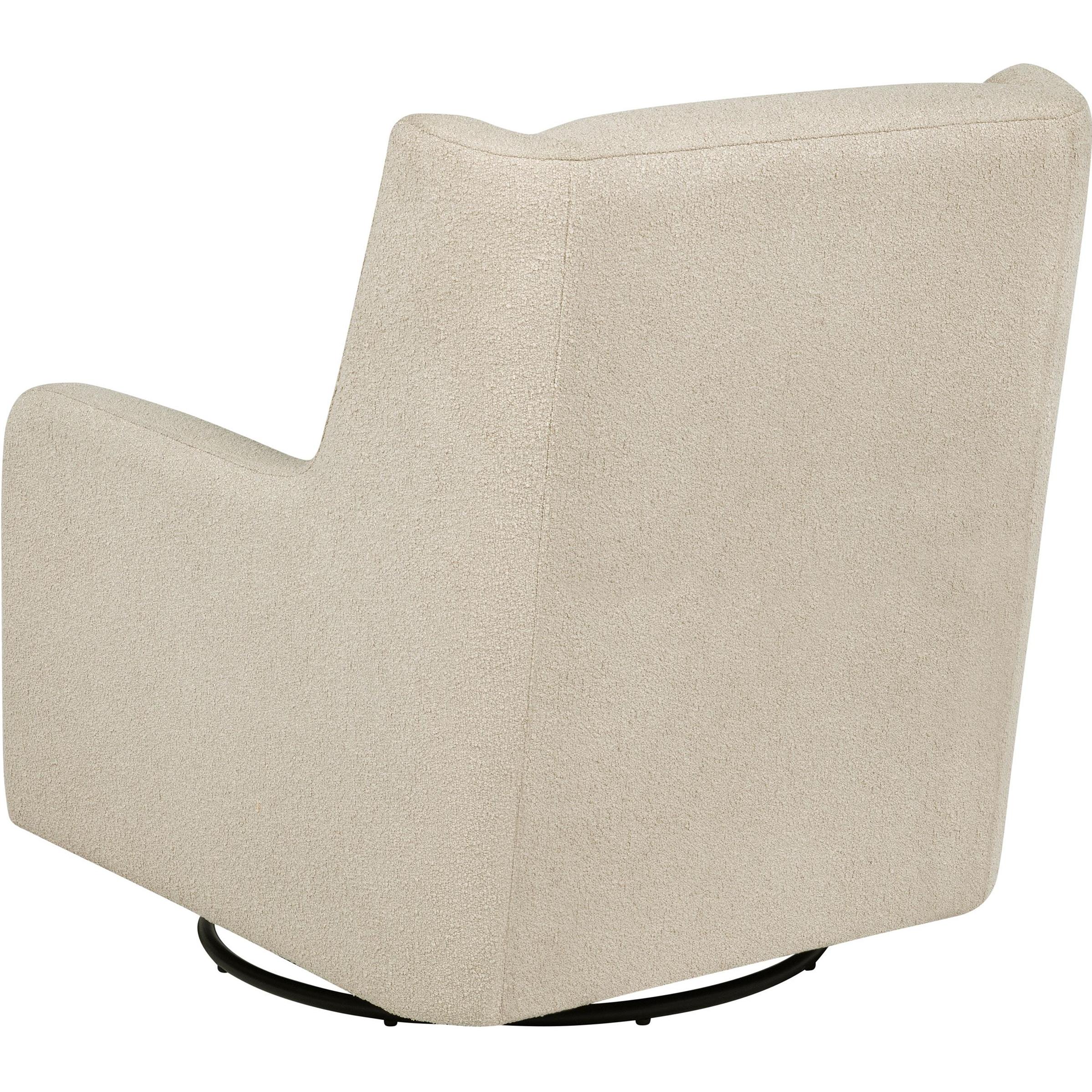  Coaster Furniture Serra 902453 Boucle Upholstered Swivel Glider - Sandy Beige IMAGE 6