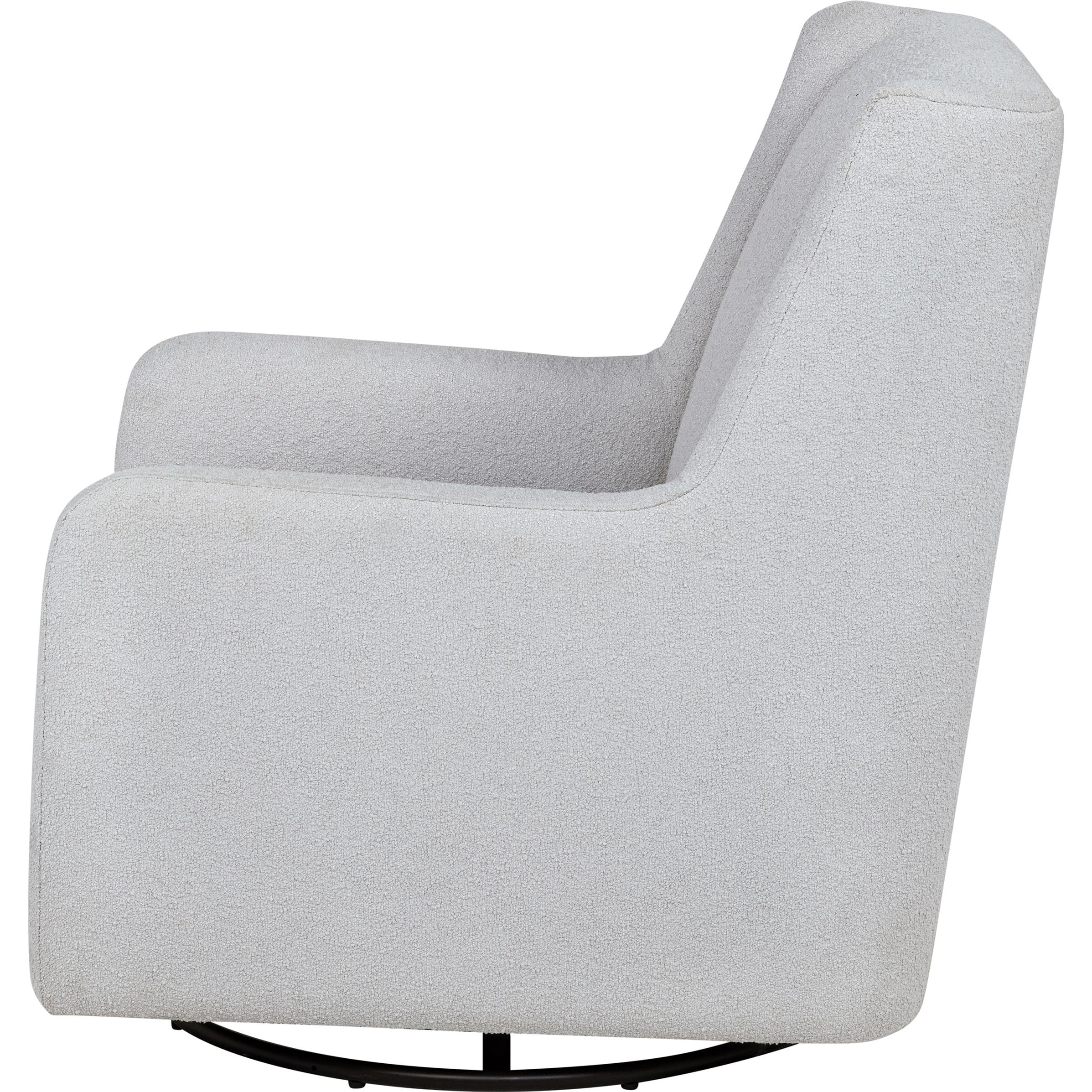  Coaster Furniture Serra 902454 Boucle Upholstered Swivel Glider - Dove Grey IMAGE 5