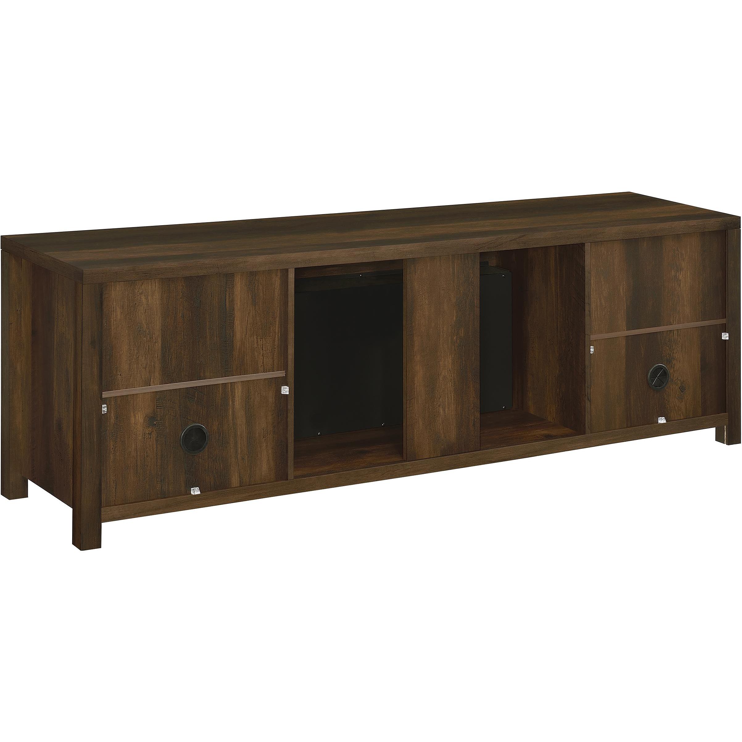  Coaster Furniture Enfield 722863 71-inch TV Stand Fireplace Media Console - Dark Pine IMAGE 7