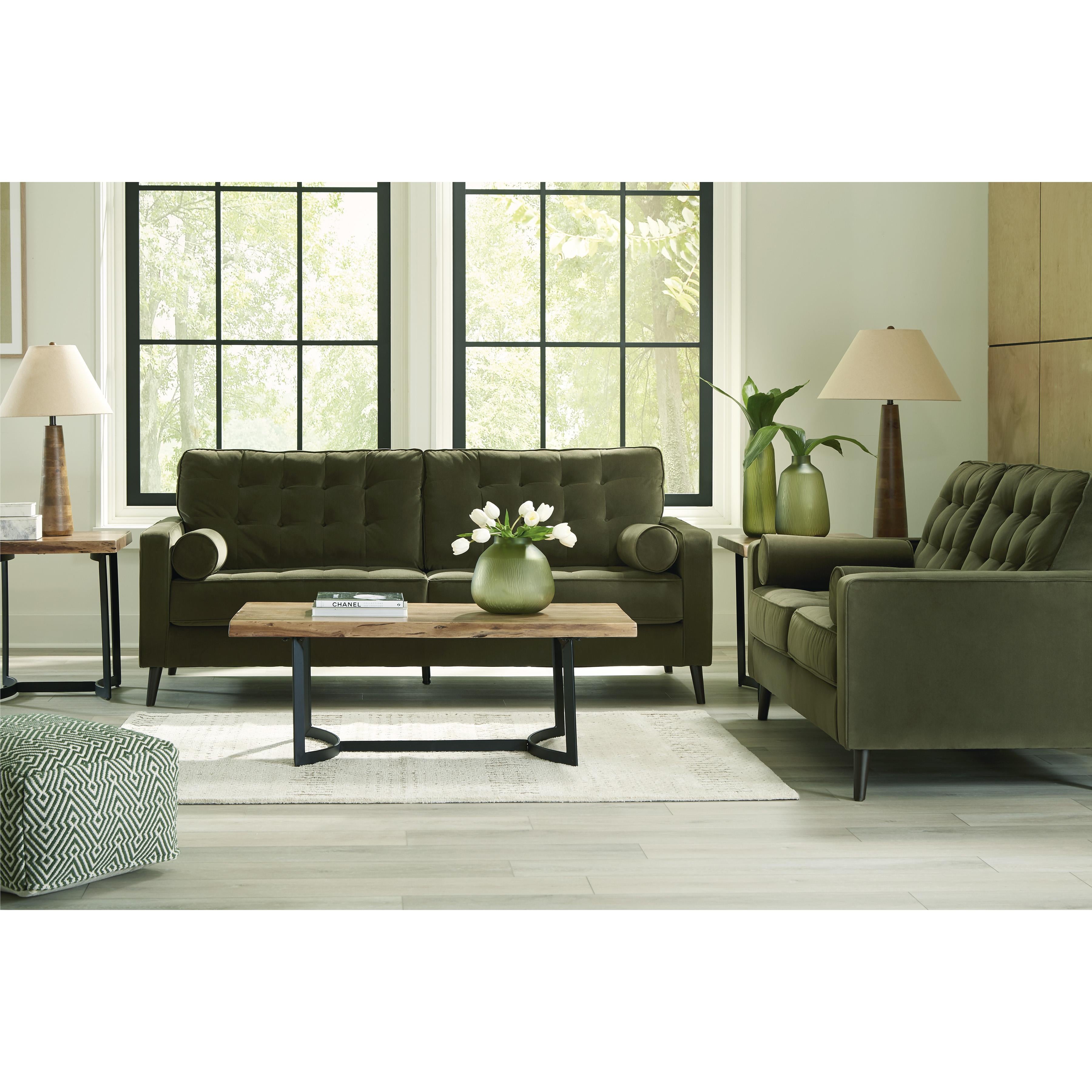  Ashley Reveon Lakes Stationary Fabric Sofa 2640438 IMAGE 7