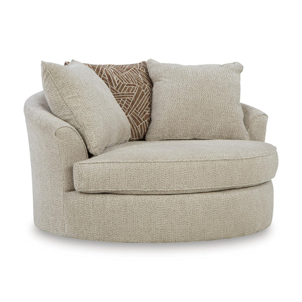 Benchcraft Steelwater Retreat Swivel Fabric Accent Chair 6670421