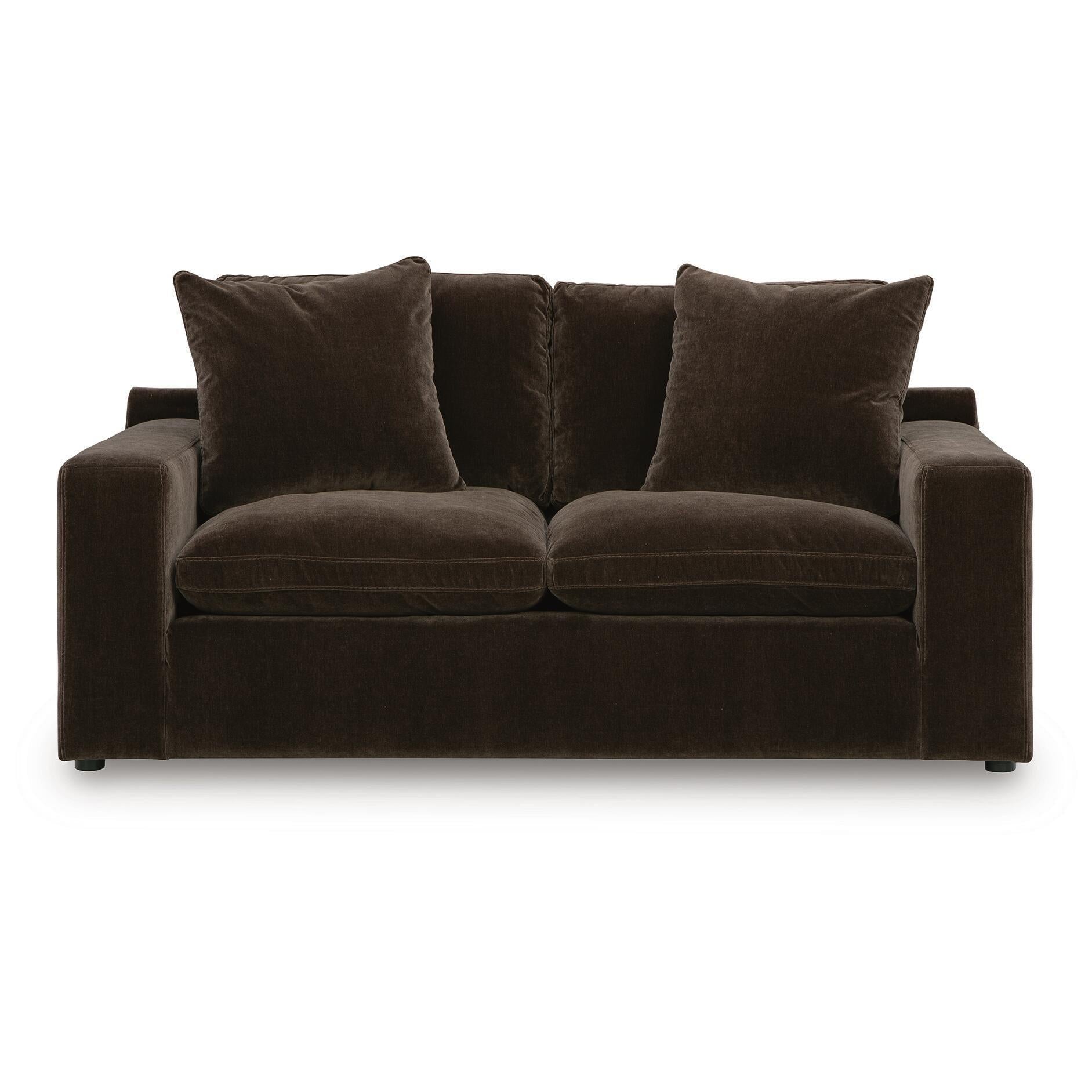  Benchcraft Maxton Heights Stationary Fabric Loveseat 6780735 IMAGE 1