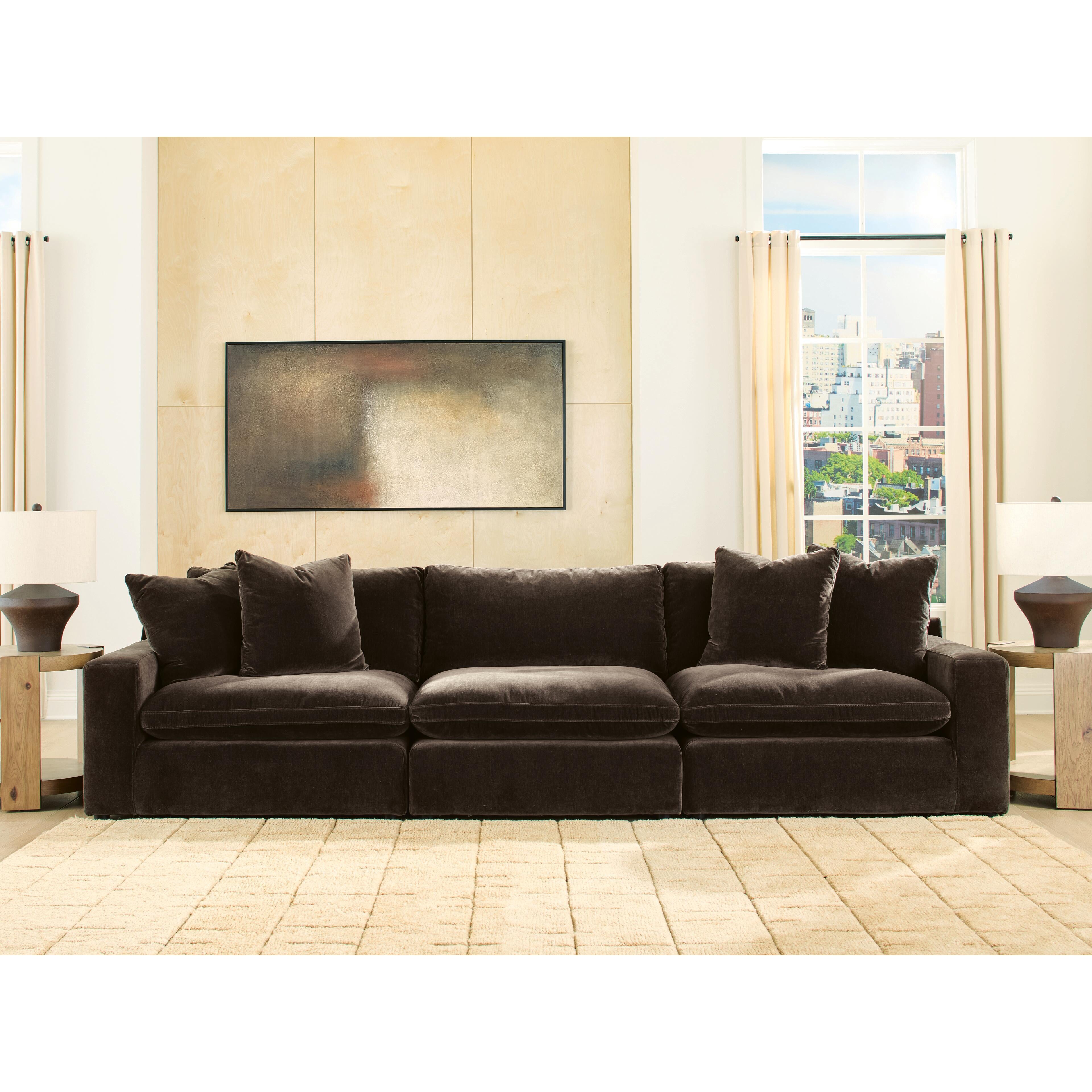 Benchcraft Maxton Heights Stationary Fabric Sofa 6780746/6780764/6780765 IMAGE 1