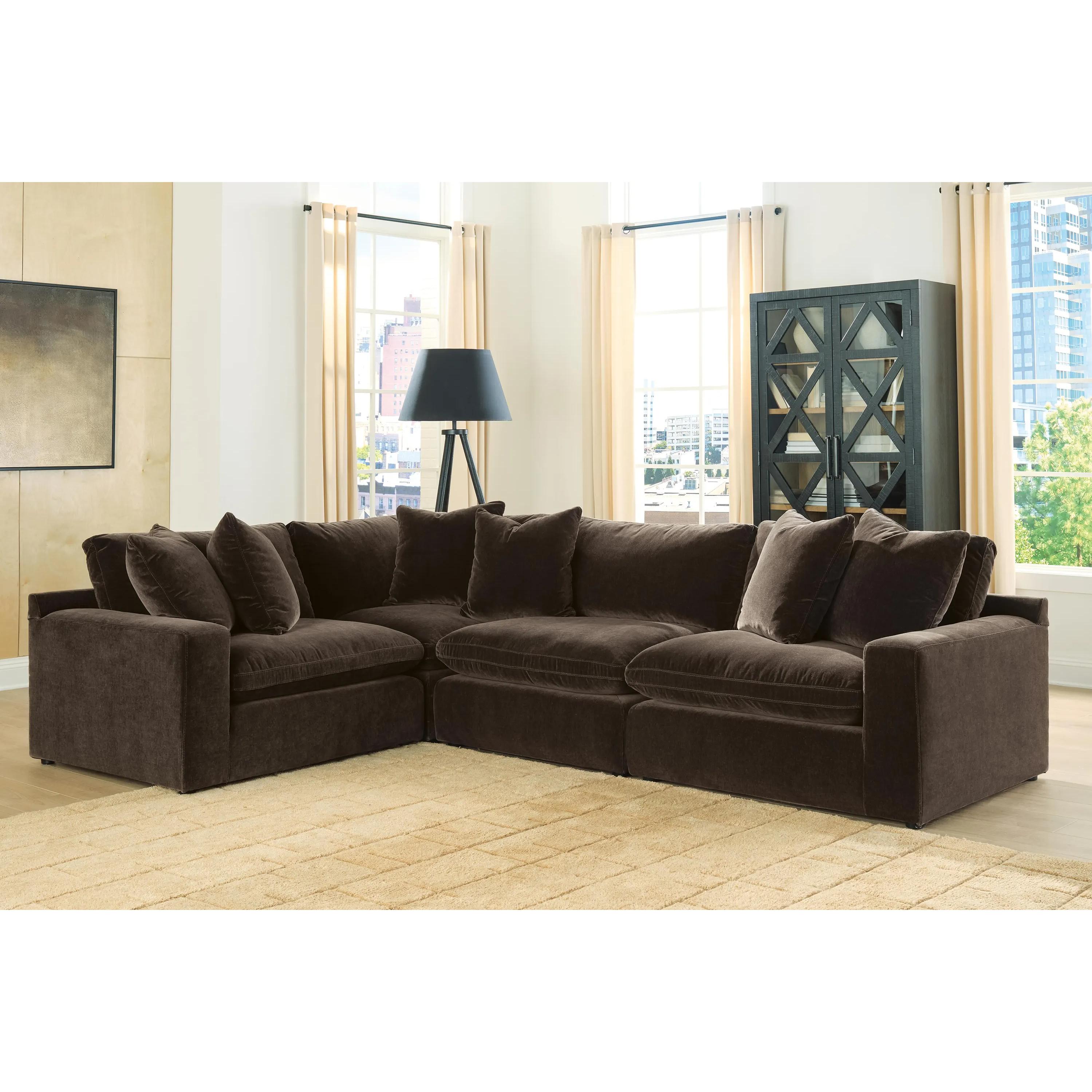  Benchcraft Maxton Heights Fabric 4 pc Sectional 6780746/6780764/6780765/6780777 IMAGE 2