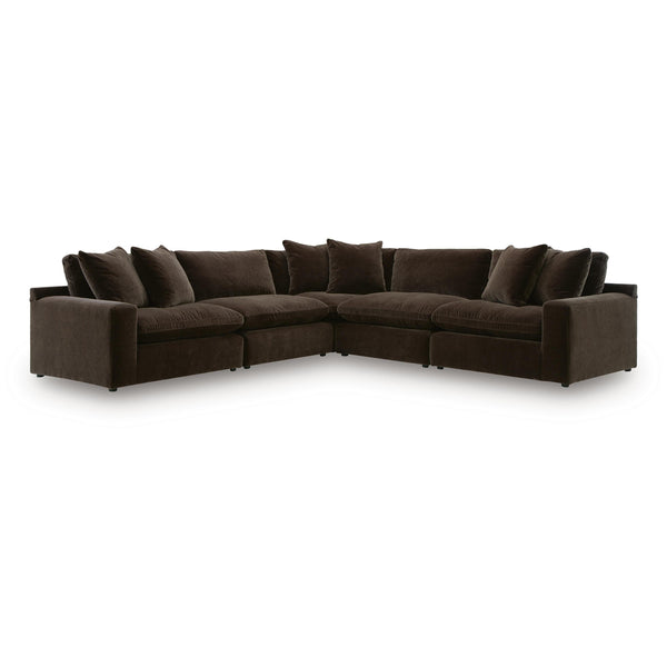 Benchcraft Maxton Heights Fabric 5 pc Sectional 6780746/6780746/6780764/6780765/6780777