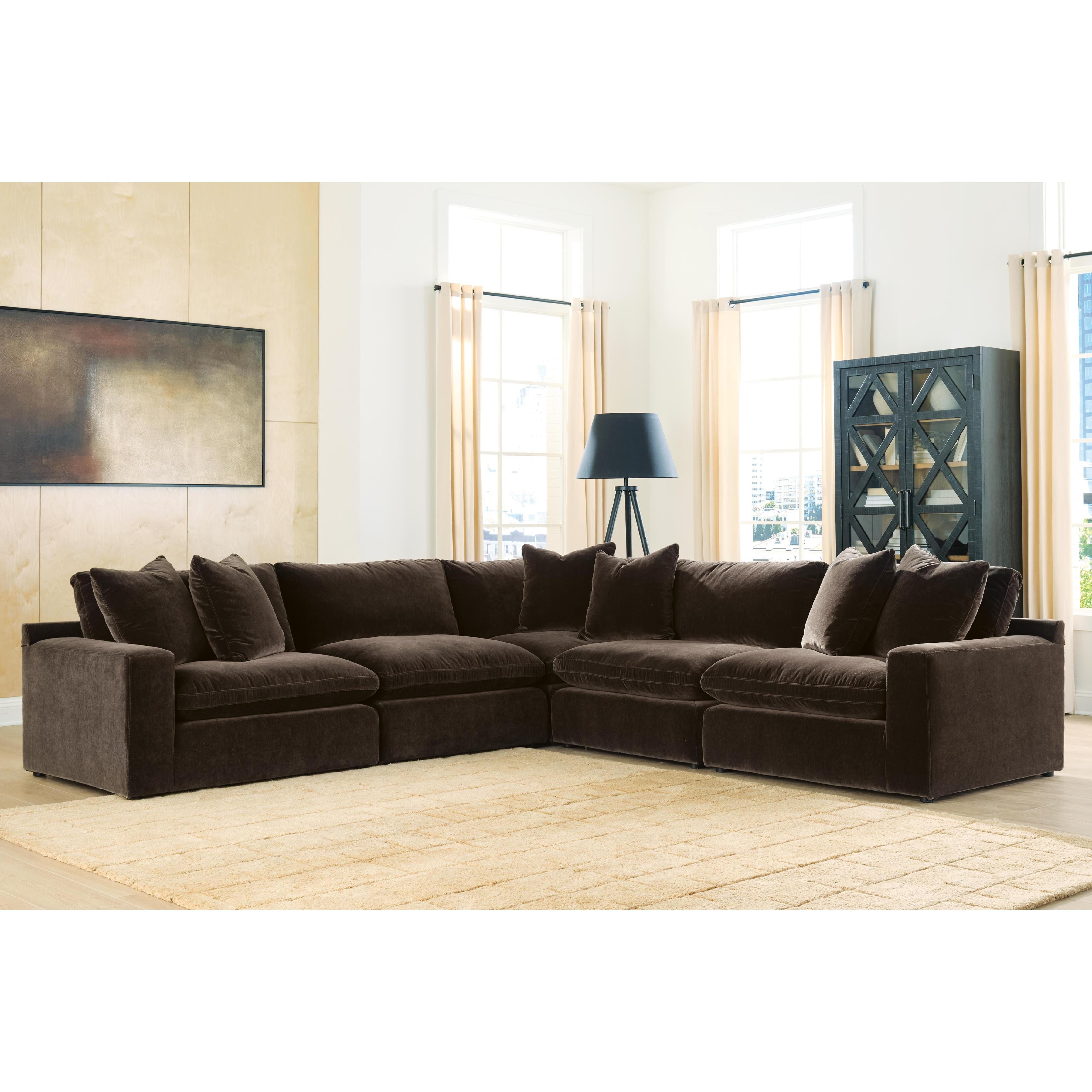  Benchcraft Maxton Heights Fabric 5 pc Sectional 6780746/6780746/6780764/6780765/6780777 IMAGE 2