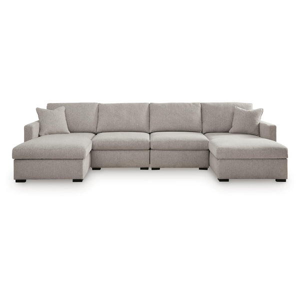 Benchcraft ModMax Luxe Fabric 4 pc Sectional 6860516/6860517/6860546/6860546