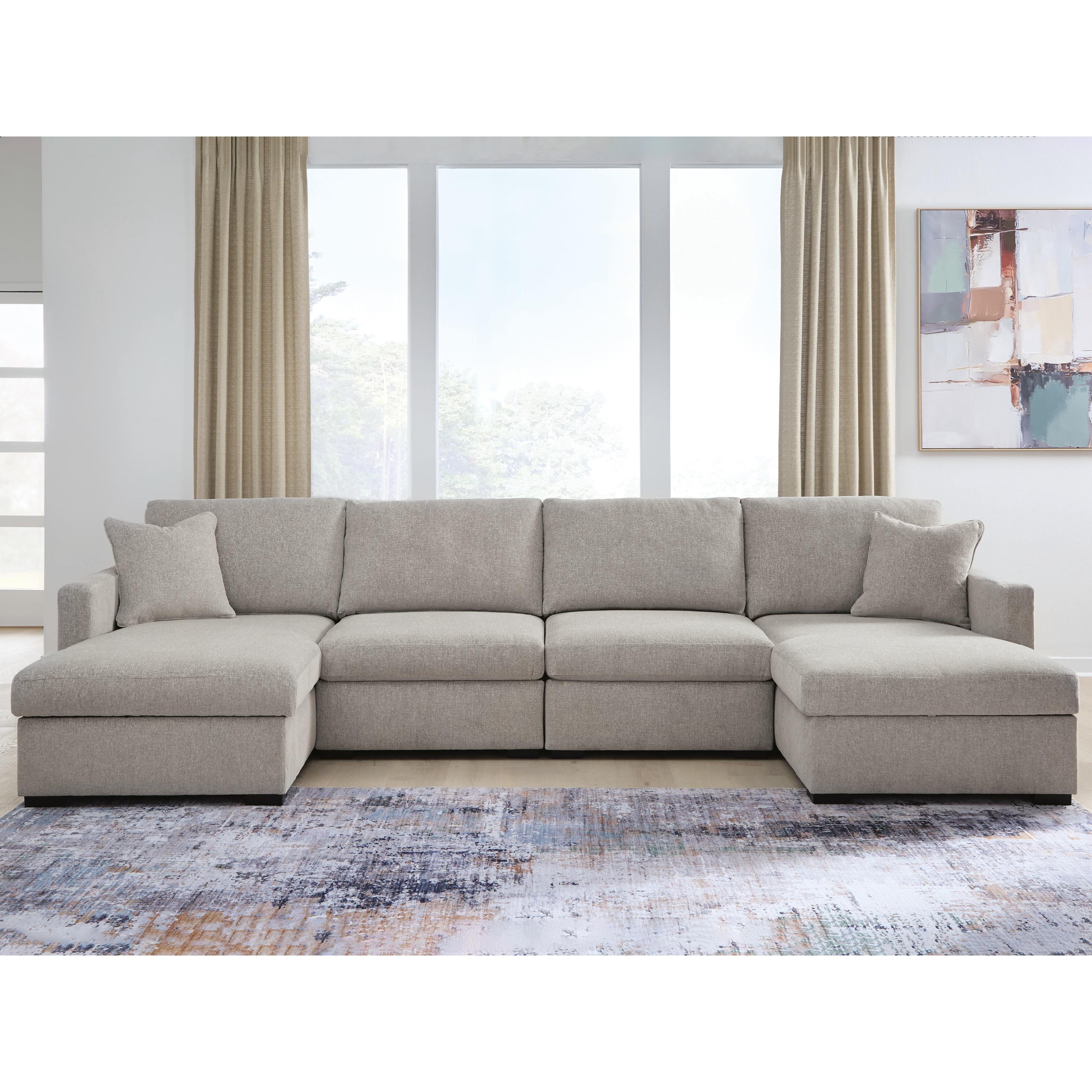  Benchcraft ModMax Luxe Fabric 4 pc Sectional 6860516/6860517/6860546/6860546 IMAGE 2