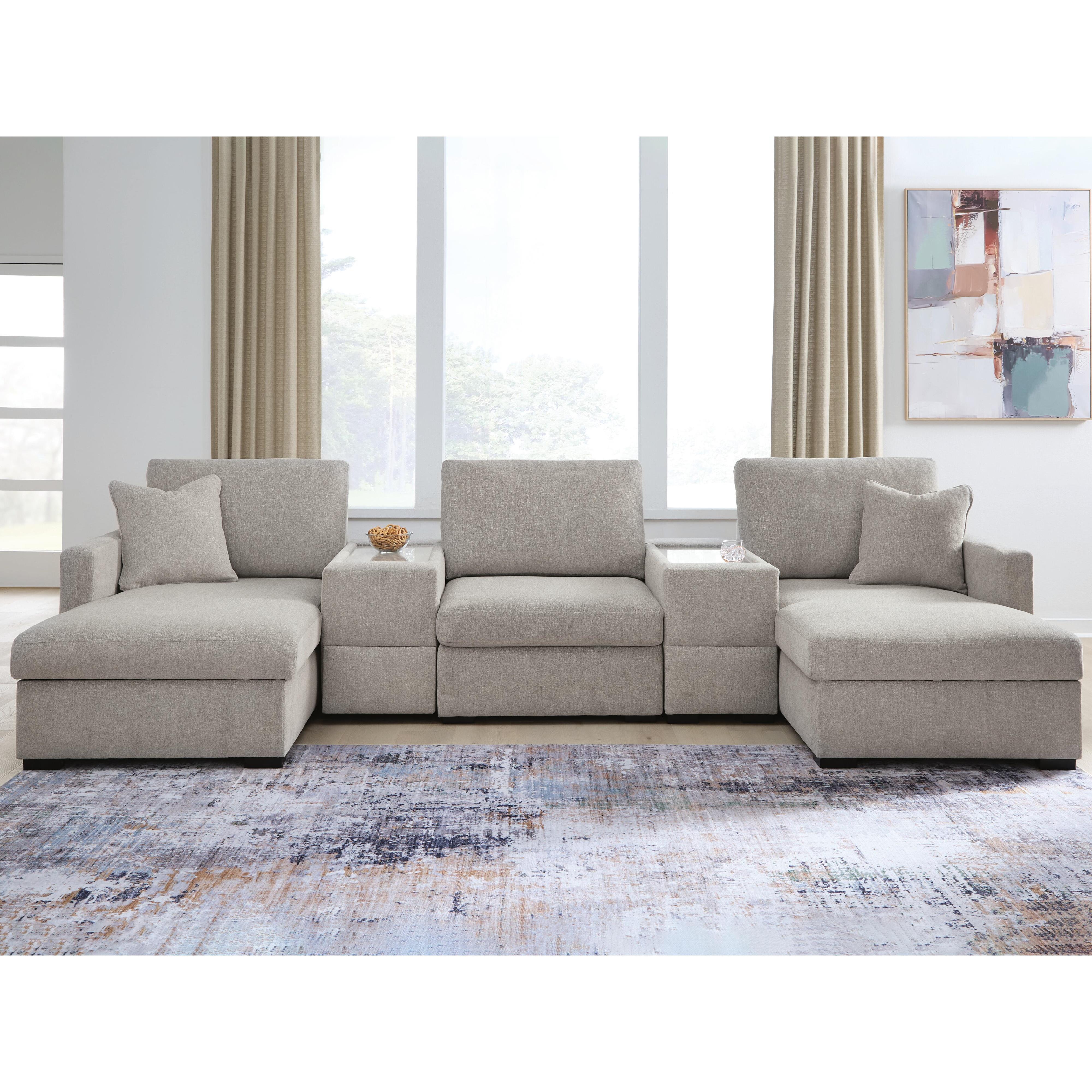  Benchcraft ModMax Luxe Fabric 5 pc Sectional 6860516/6860517/6860546/6860557/6860557 IMAGE 2