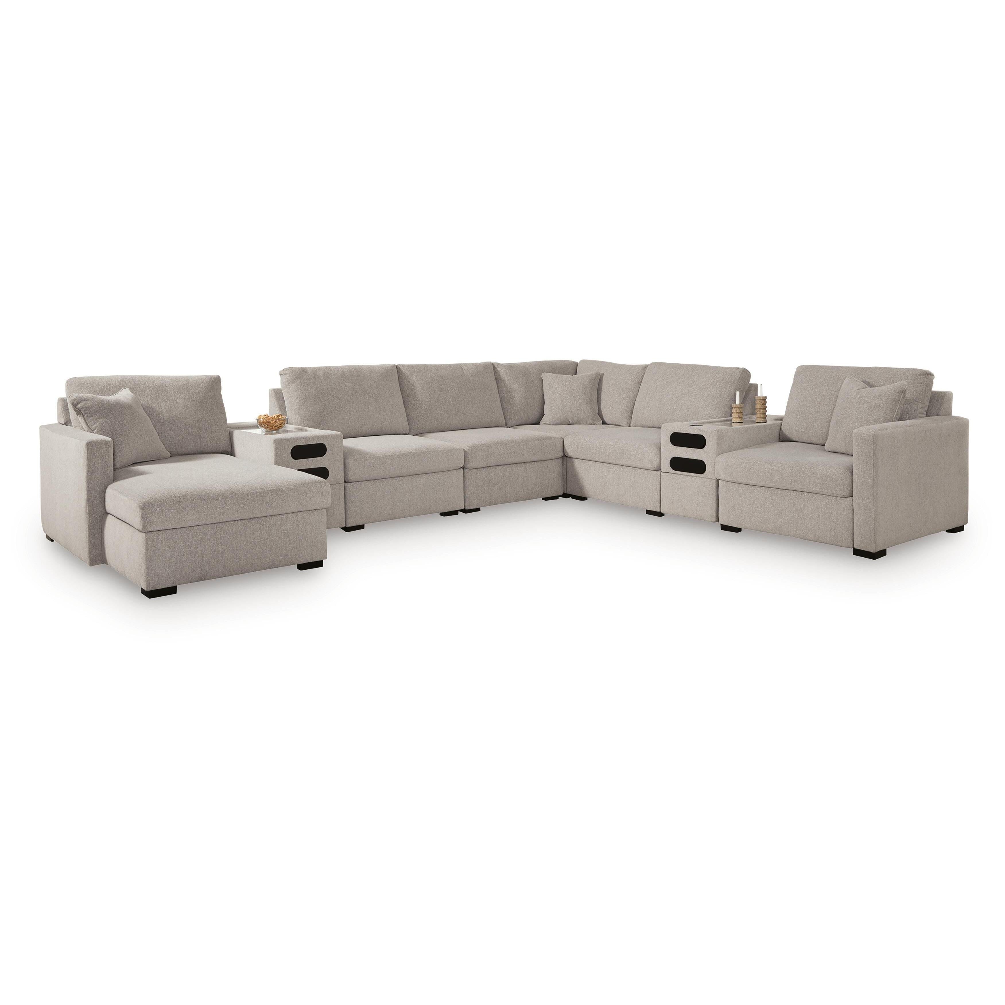  Benchcraft ModMax Luxe Fabric 8 pc Sectional 6860516/6860527/6860527/6860546/6860546/6860546/6860565/6860577 IMAGE 1
