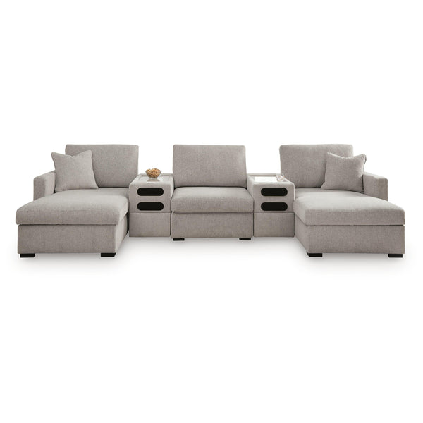 Benchcraft ModMax Luxe Fabric 5 pc Sectional 6860516/6860517/6860527/6860527/6860546