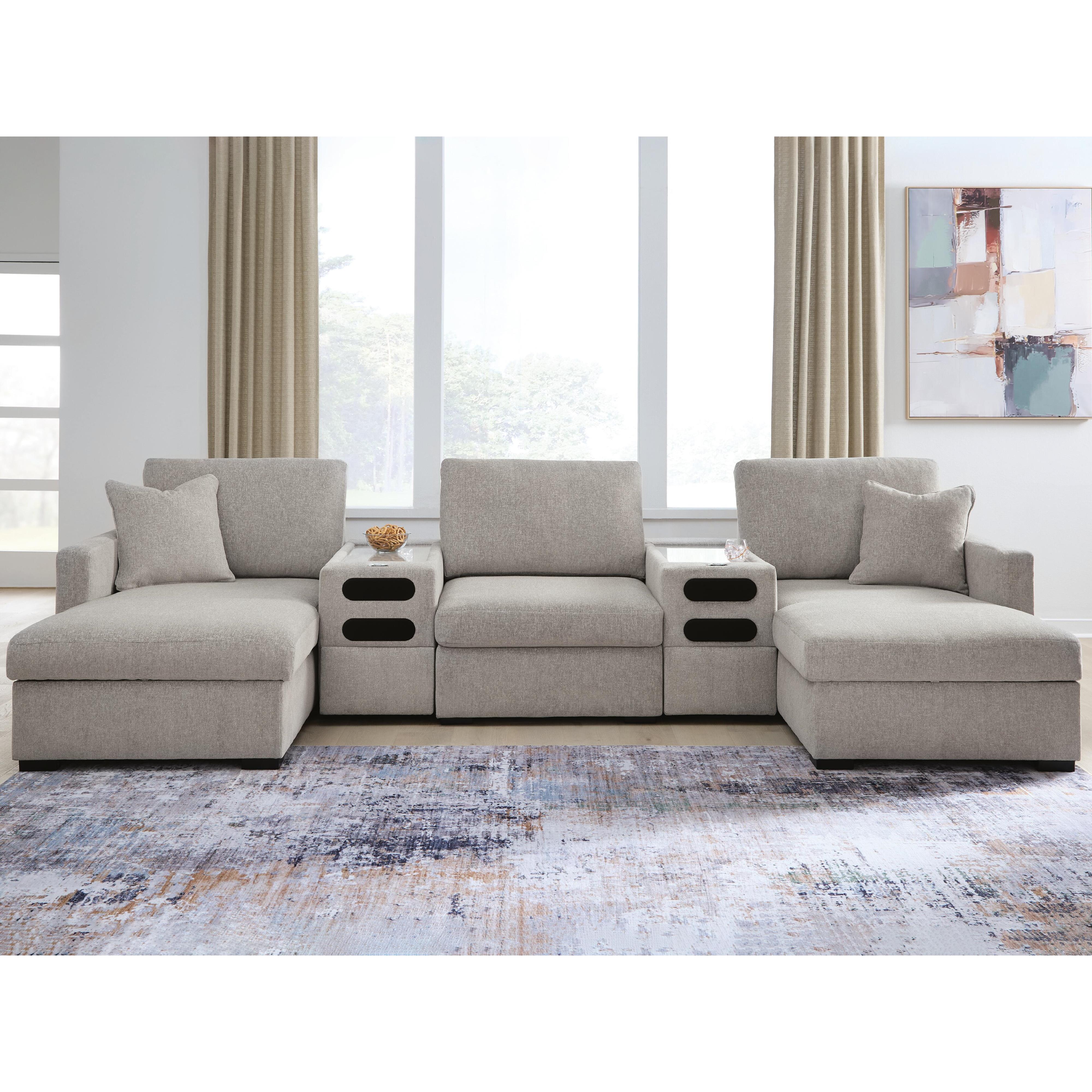  Benchcraft ModMax Luxe Fabric 5 pc Sectional 6860516/6860517/6860527/6860527/6860546 IMAGE 3