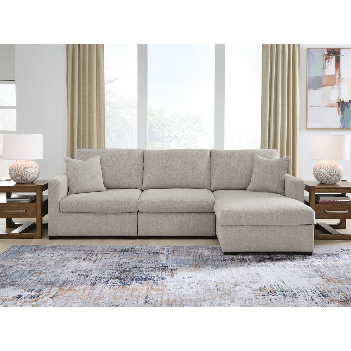  Benchcraft ModMax Luxe Stationary Fabric Sofa 6860517S/6860546/6860564 IMAGE 1