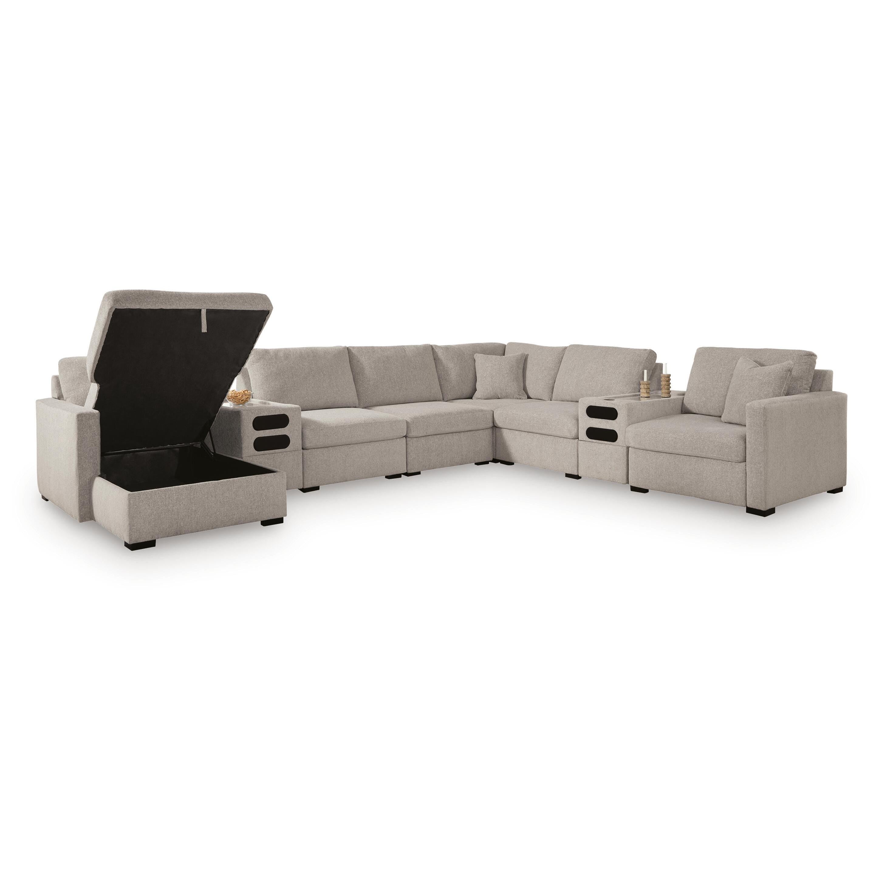  Benchcraft ModMax Luxe Fabric 8 pc Sectional 6860516S/6860527/6860527/6860546/6860546/6860546/6860565/6860577 IMAGE 1