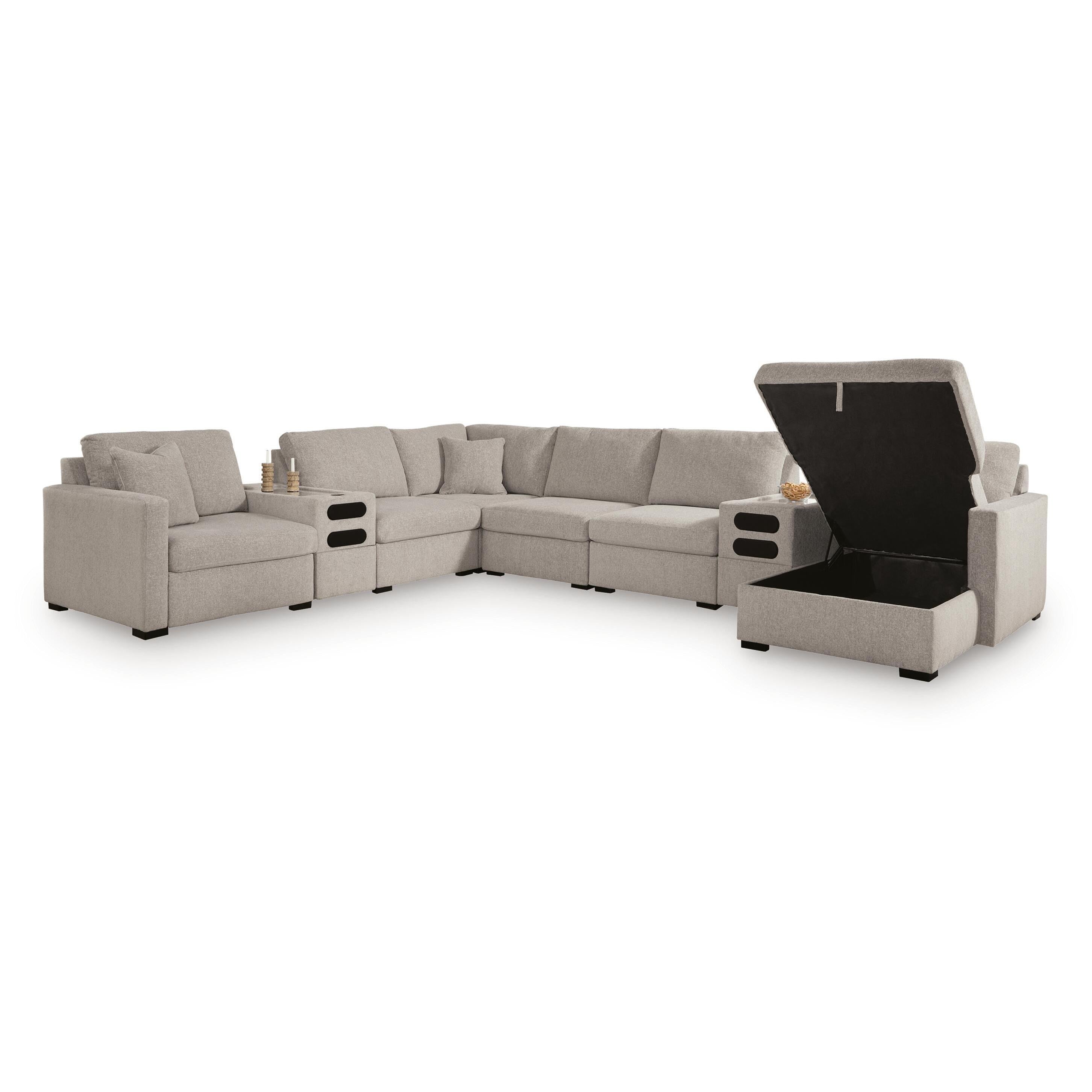  Benchcraft ModMax Luxe Fabric 8 pc Sectional 6860517S/6860527/6860527/6860546/6860546/6860546/6860564/6860577 IMAGE 1