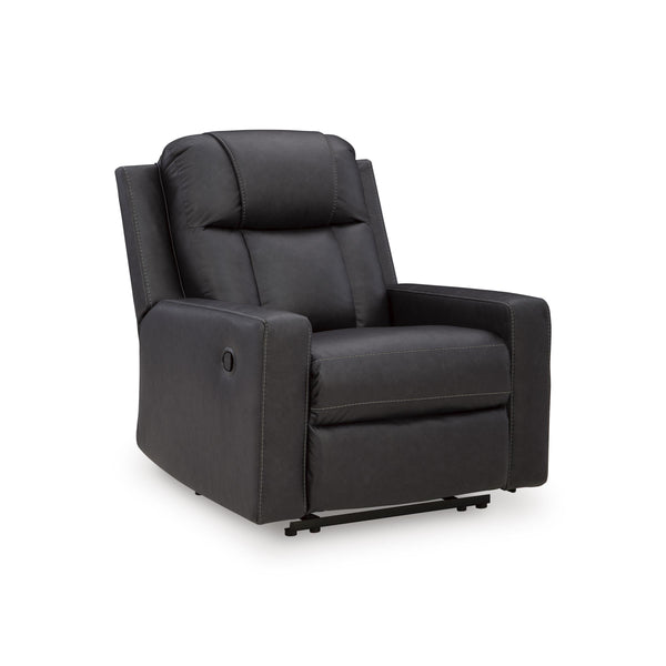 Benchcraft Mackmenville Leather Look Recliner with Wall Recline 7471329