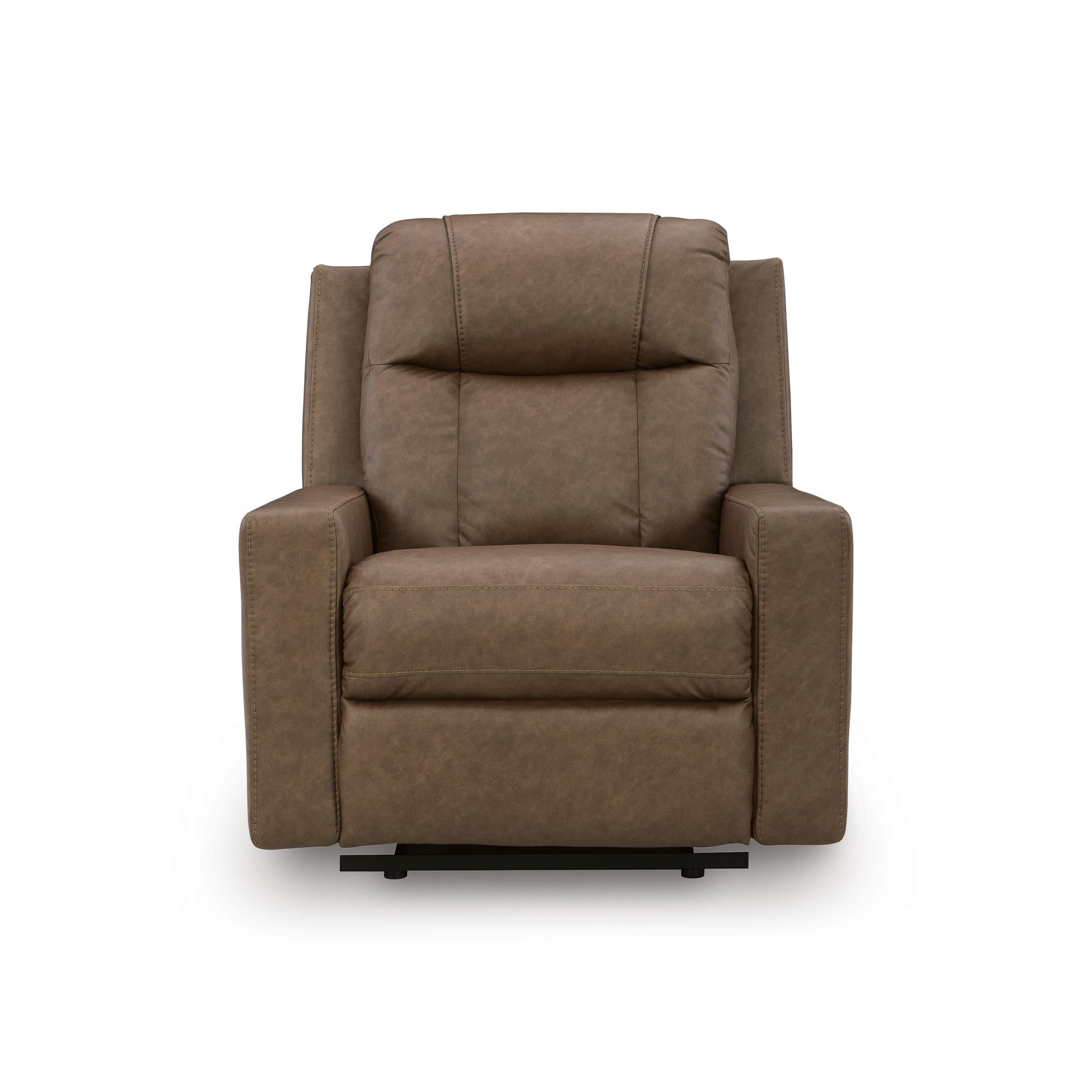  Benchcraft Mackmenville Leather Look Recliner with Wall Recline 7471429 IMAGE 3
