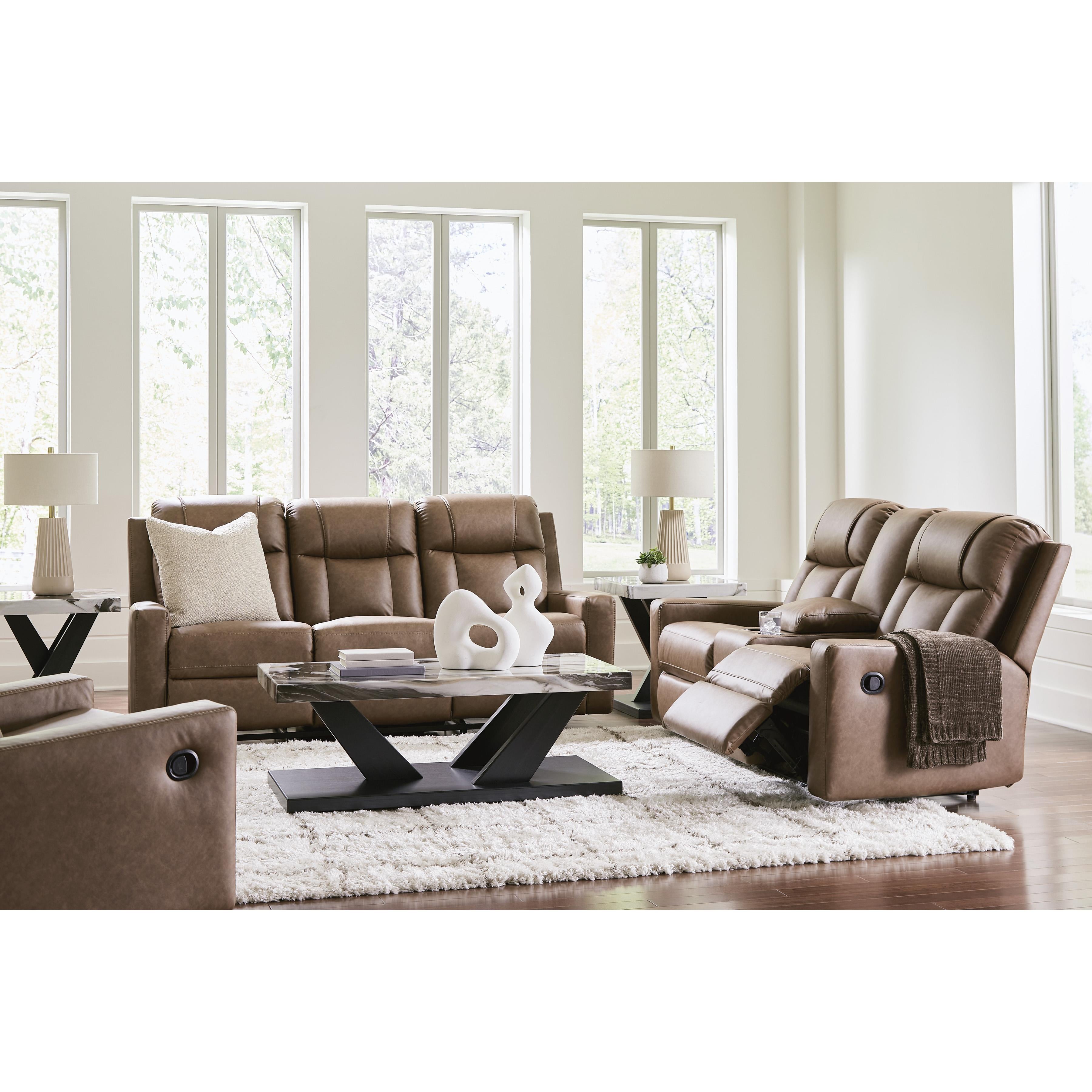  Benchcraft Mackmenville Leather Look Recliner with Wall Recline 7471429 IMAGE 8