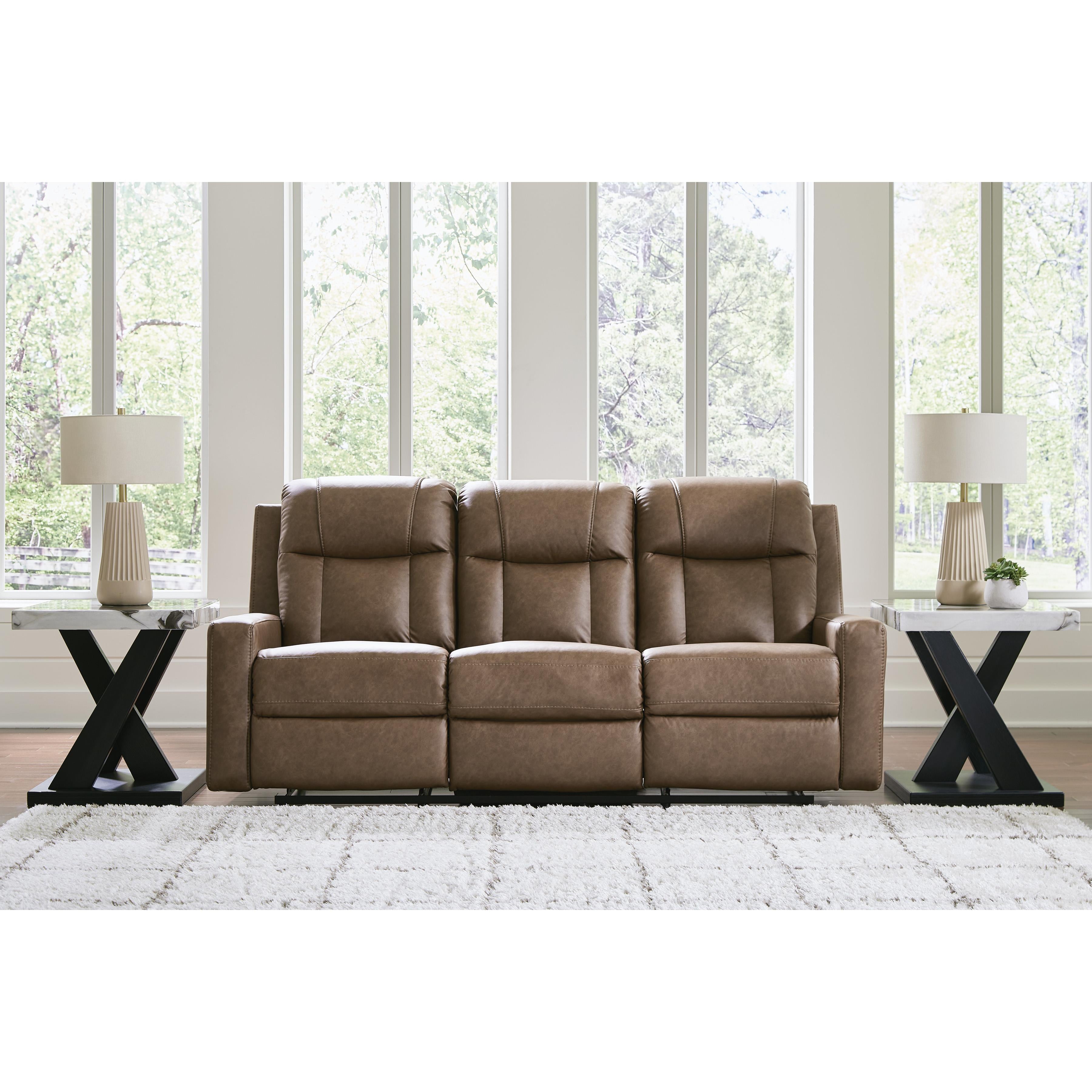  Manufacturer Color_Caramel --  Mackmenville 7471488 Reclining Sofa IMAGE 5