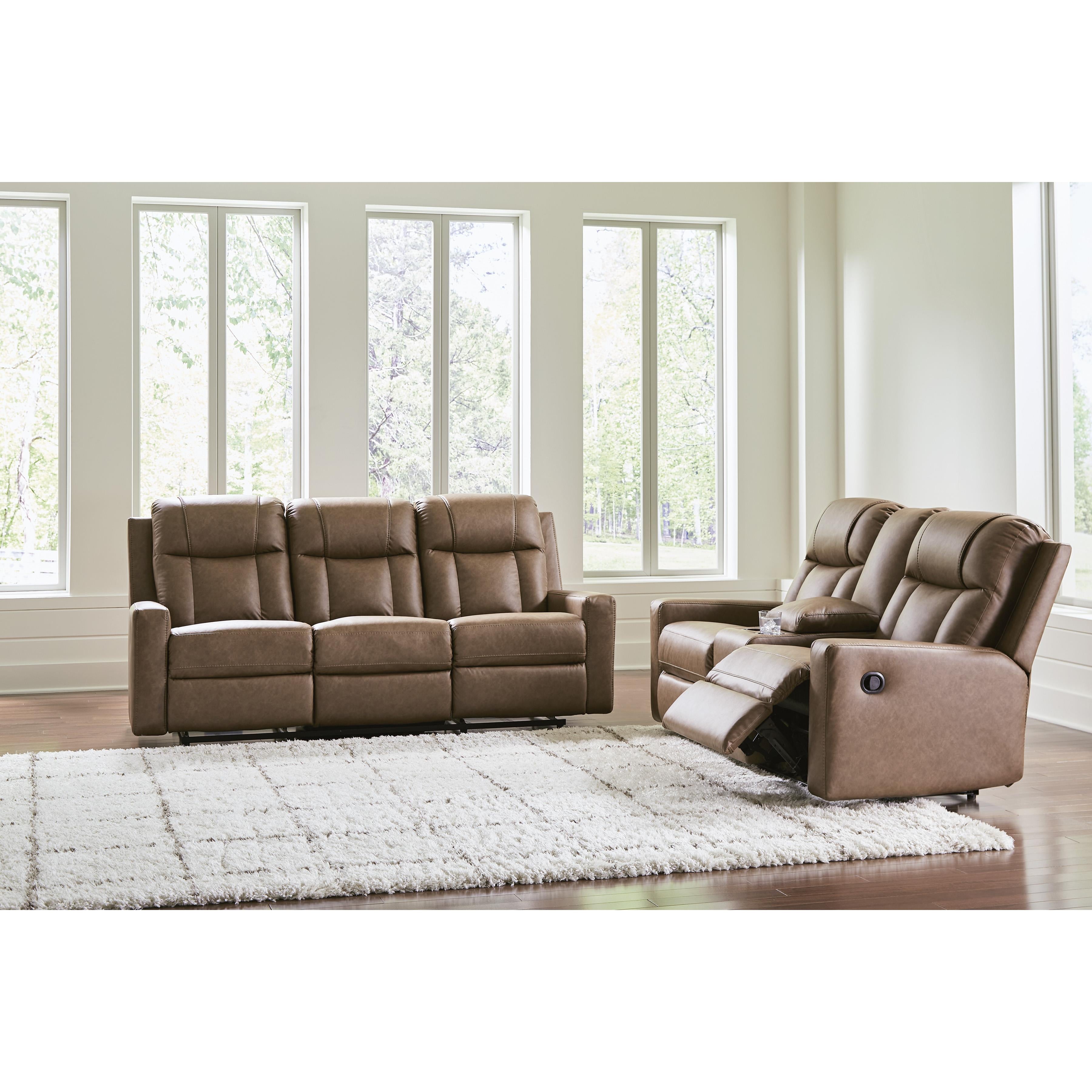  Manufacturer Color_Caramel --  Mackmenville 7471488 Reclining Sofa IMAGE 7