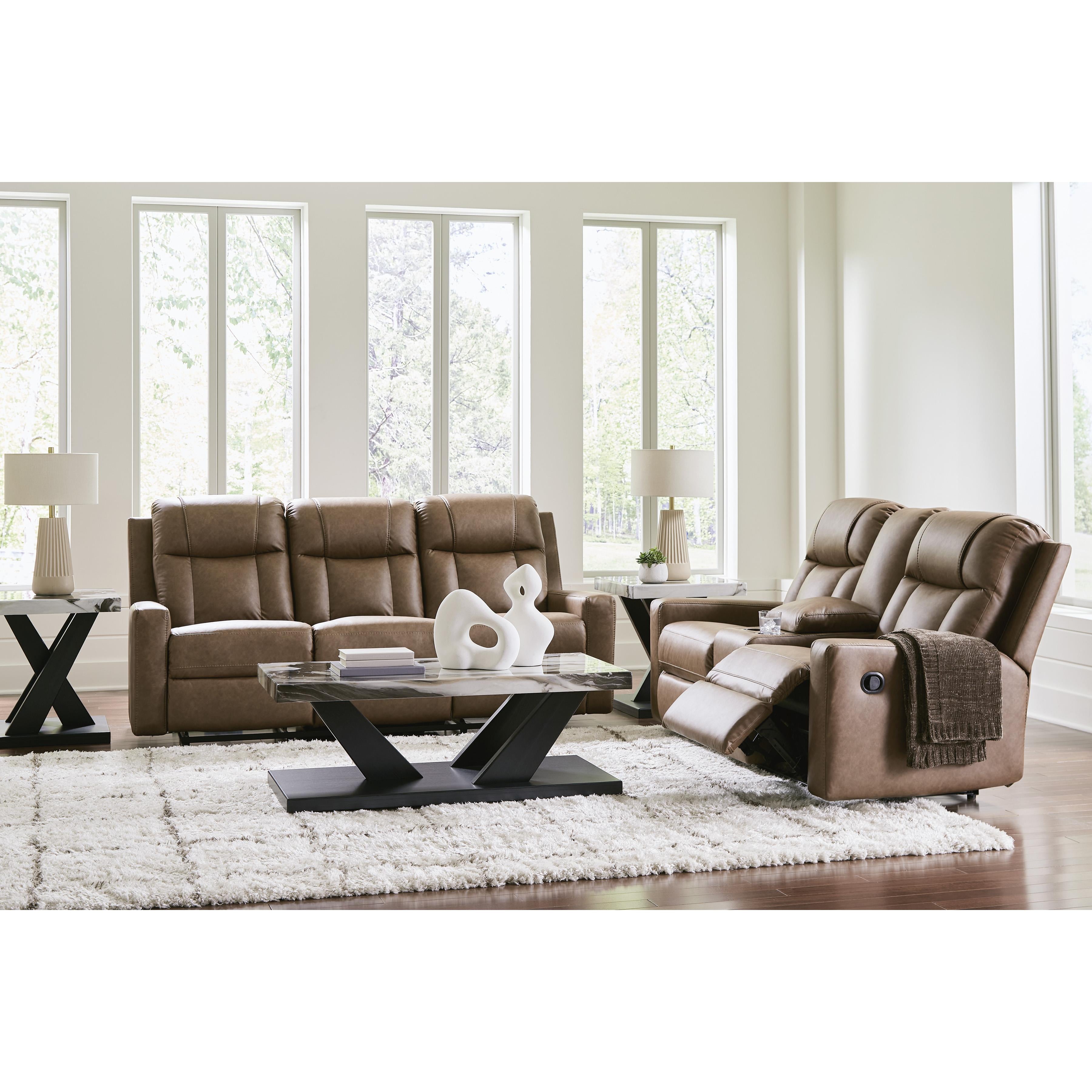  Manufacturer Color_Caramel --  Mackmenville 7471488 Reclining Sofa IMAGE 8