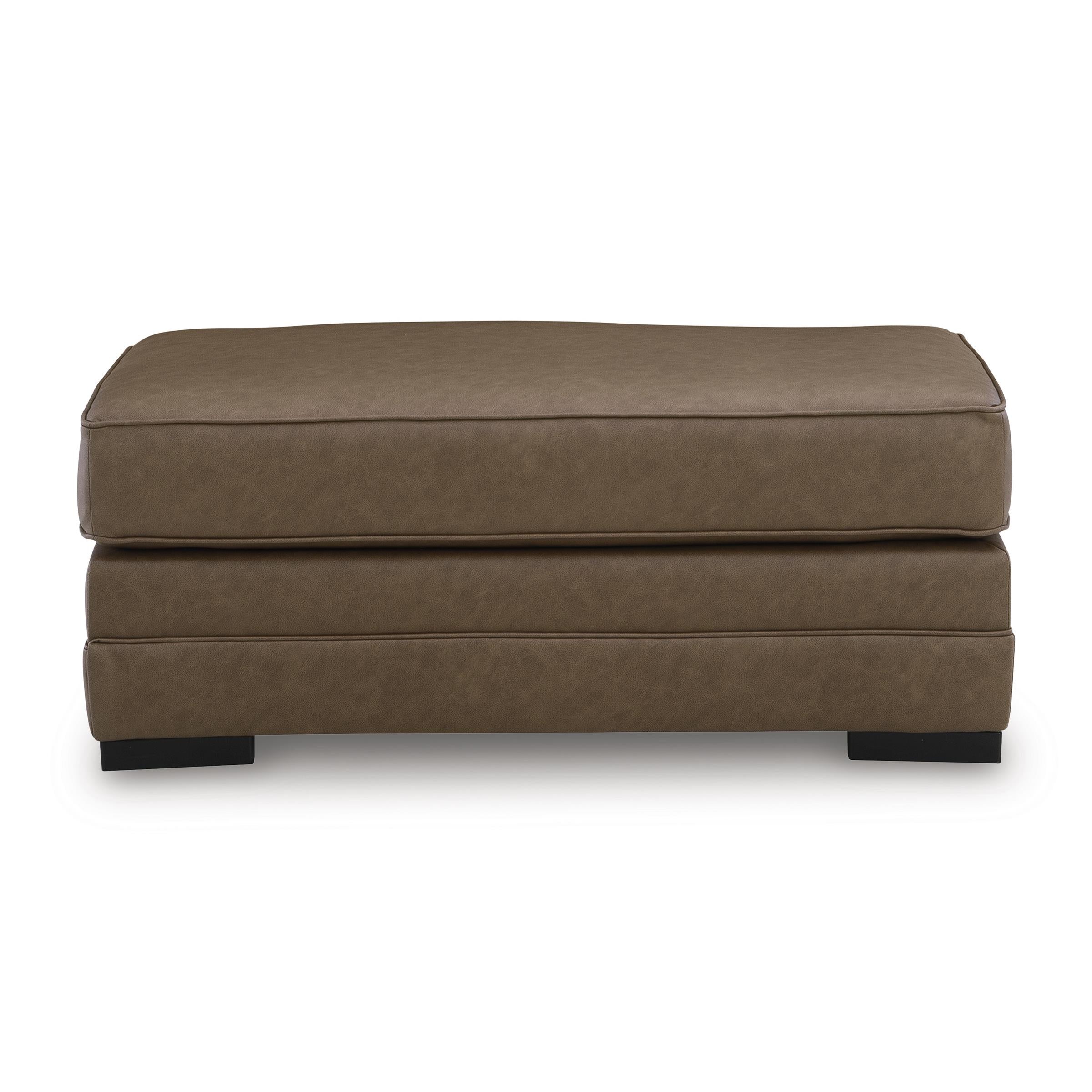  Benchcraft VillaCourt Leather Look Ottoman 7490914 IMAGE 2
