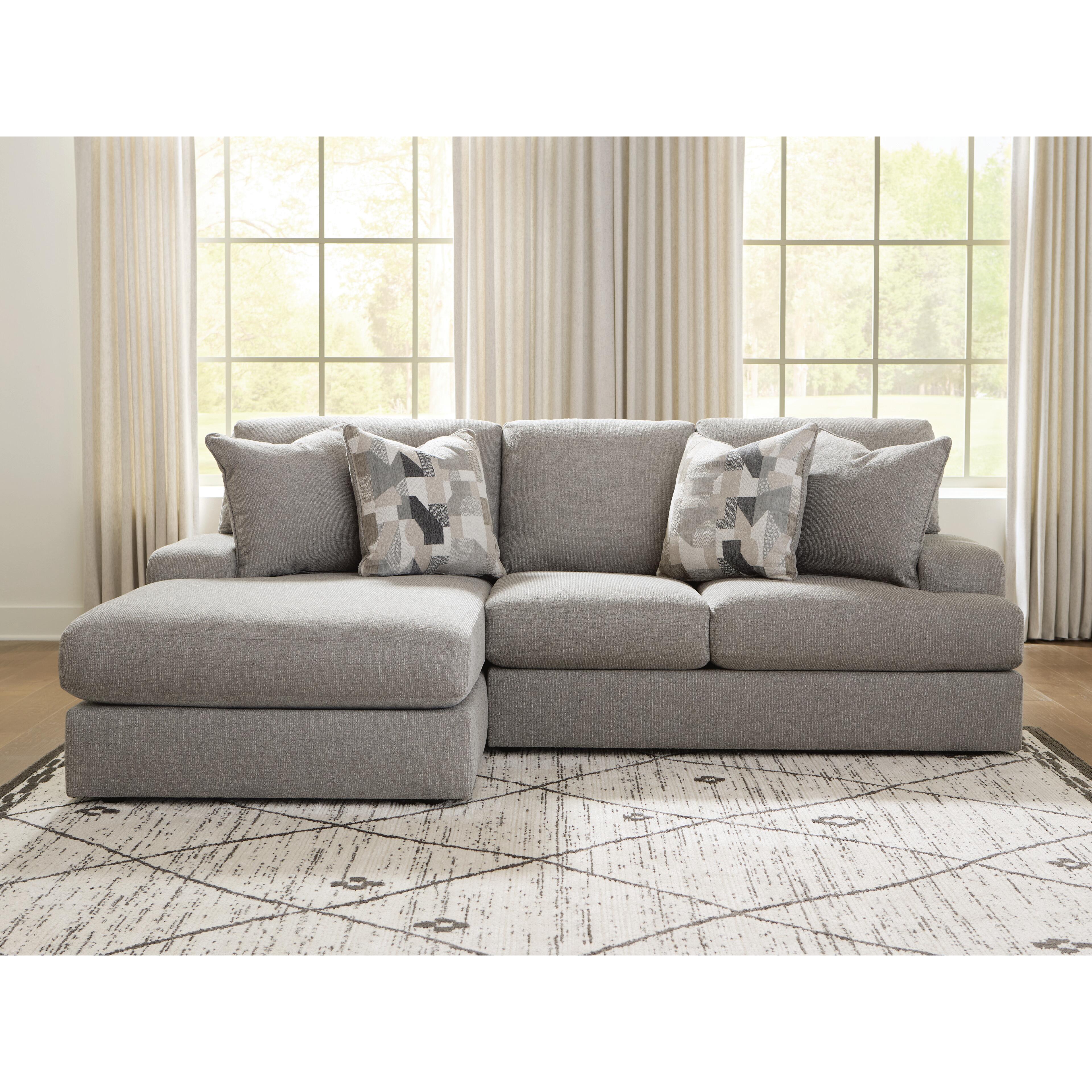  Benchcraft Lindon Fabric 2 pc Sectional 8470416/8470456 IMAGE 2