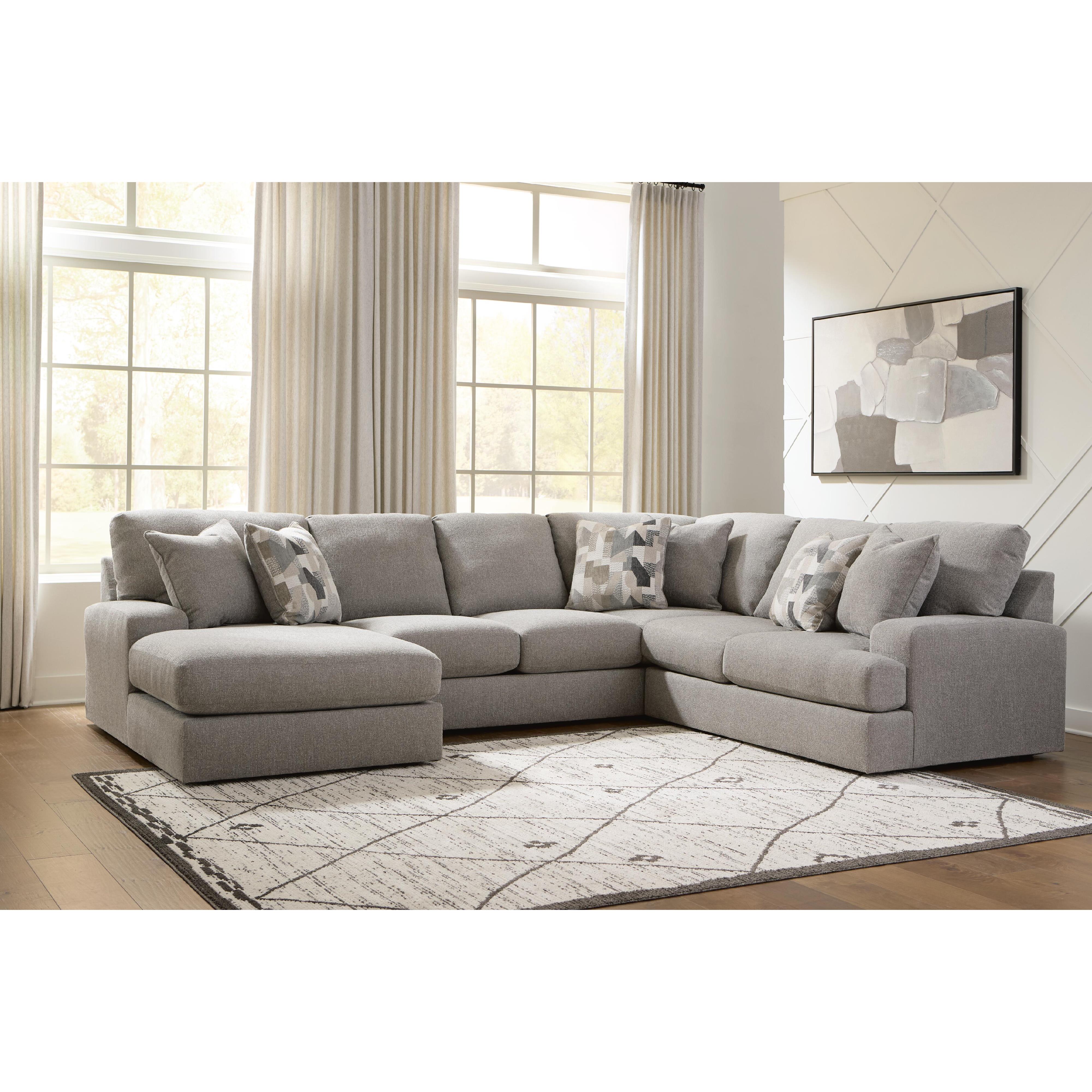  Benchcraft Lindon Fabric 3 pc Sectional 8470416/8470426/8470456 IMAGE 2
